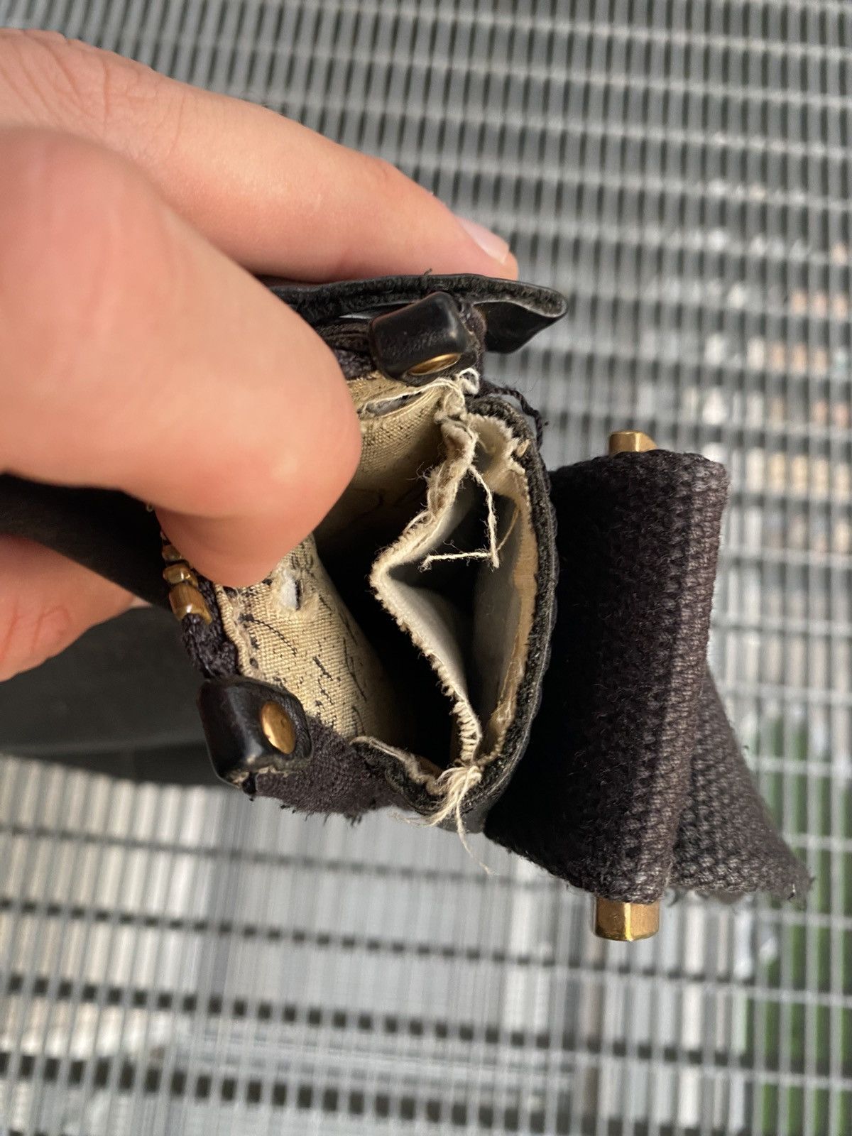 Vintage Diesel Ash Leather Crossbody Bag