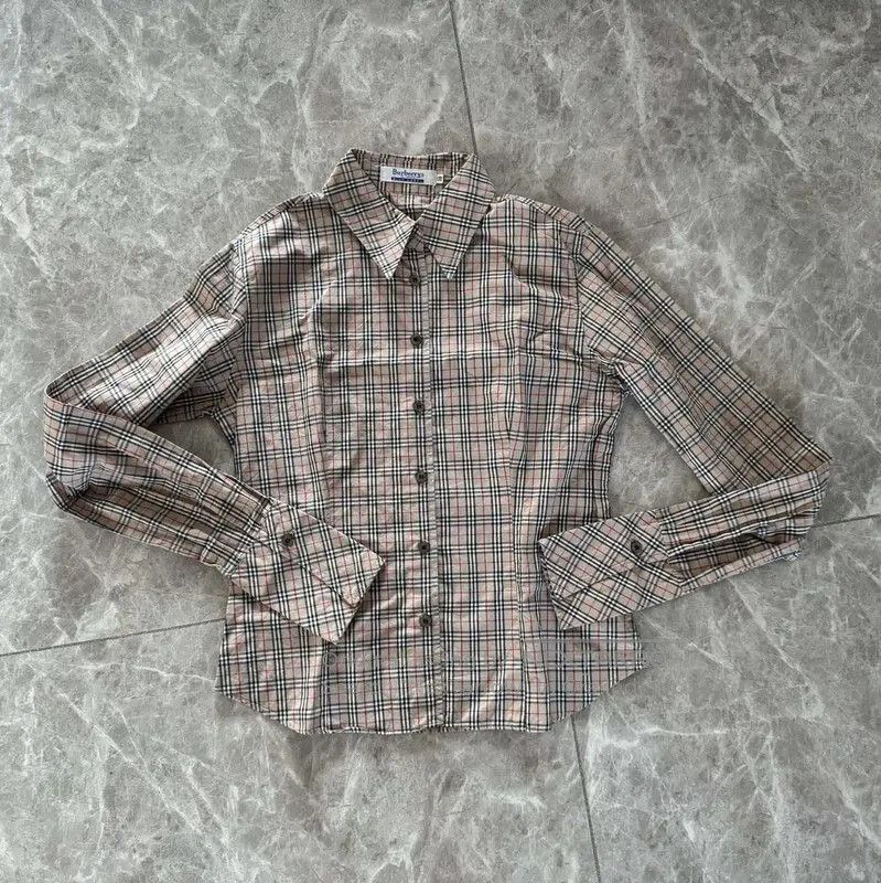 Burberry Burberry Khaki Cotton Long Sleeve Top. Size M / US 6-8 / IT 42-44 - 1 Thumbnail