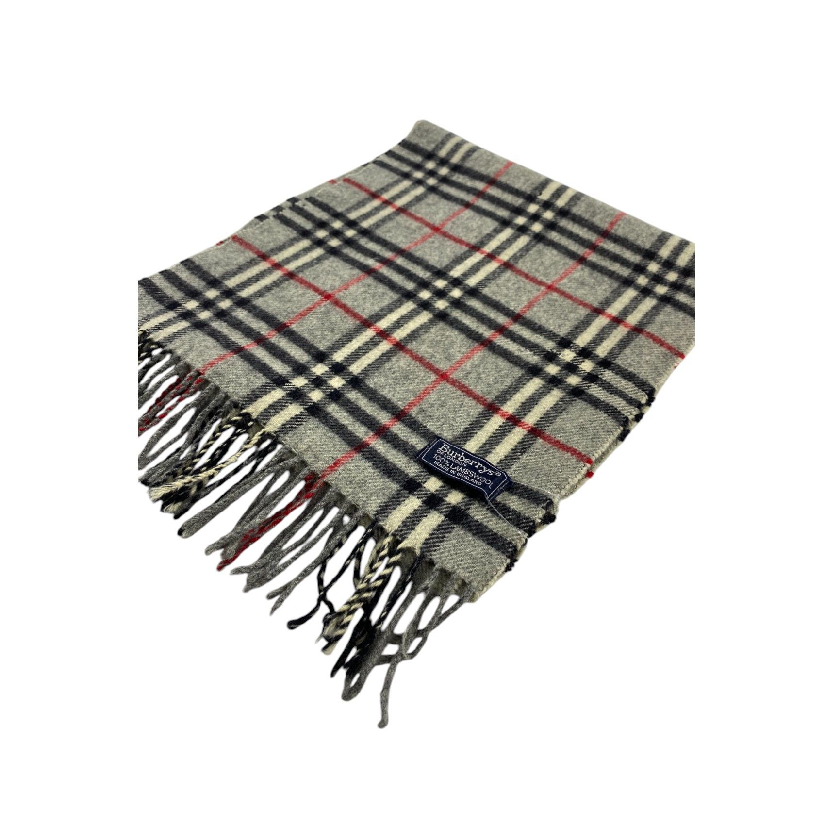 Burberry × Vintage Burberry Scarf / Muffler / Neckwear - WW1588 Size ONE SIZE - 3 Thumbnail