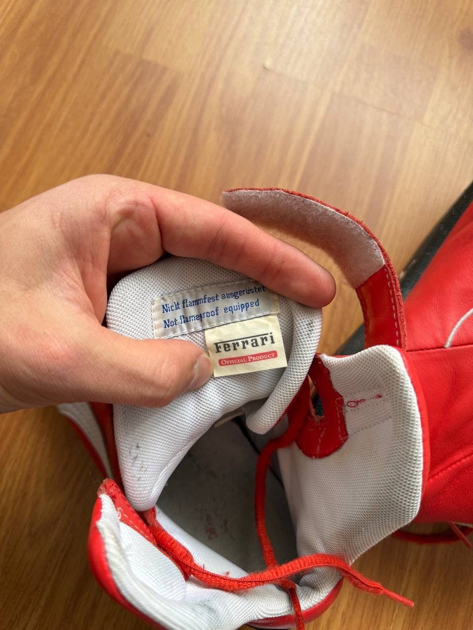 Puma Rare Puma Rerrarri Speed Cat High Top Sneakers Vintage Size US 9 / IT 39 - 21 Thumbnail