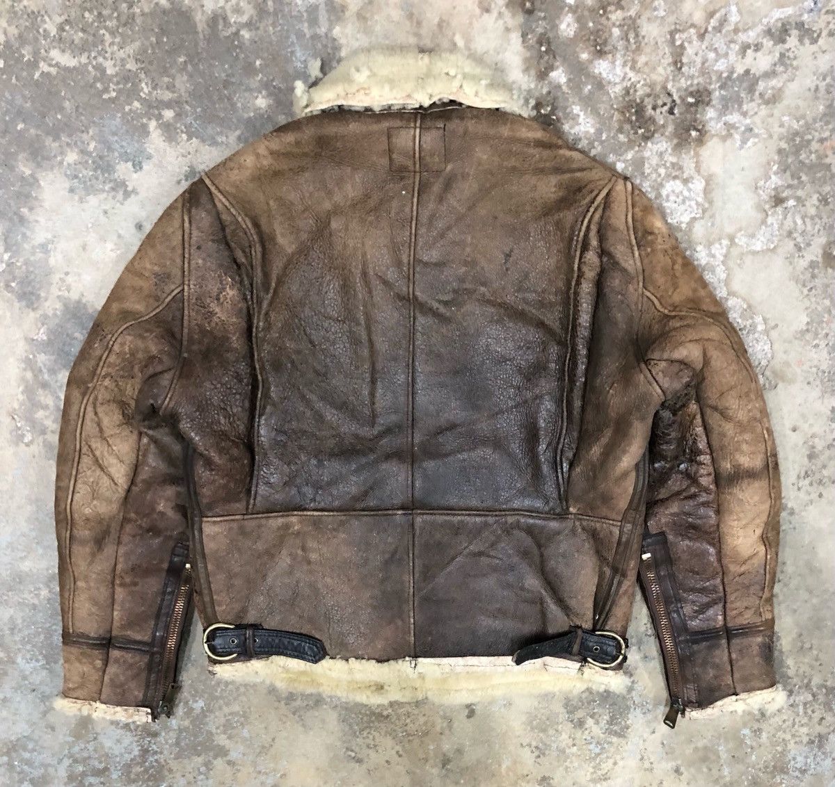 Avirex VTG Avirex THRASHED US Army Air Force Sheepskin B3 Jacket 🇺🇸 Size US M / EU 48-50 / 2 - 11 Thumbnail