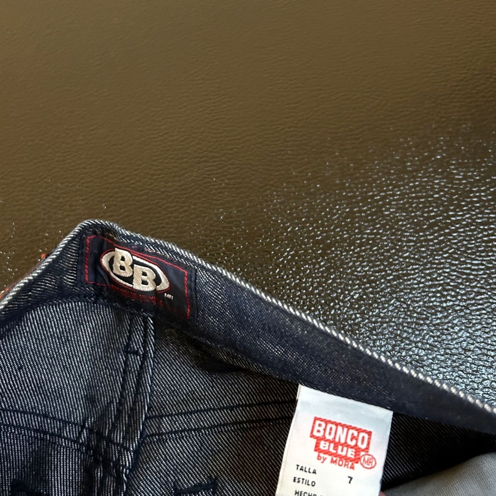 Vintage VINTAGE Bonco Blue Jeans Womens Size 7 Loose Wide Leg 1990s Casual Hip Hop Denim Blue Size 28" / US 6 / IT 42 - 2 Thumbnail