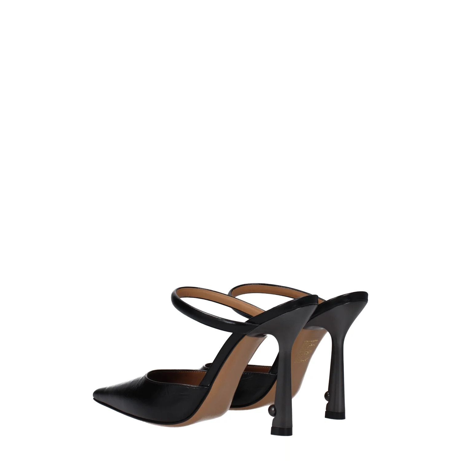 Off-White ob1o1e1124 Leather Sandals in Black Size US 6 / IT 36 - 4 Thumbnail
