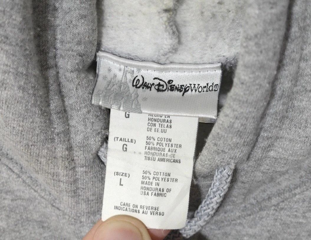 Disney Disney World Vintage Grumpy Zip Hoodie Men's L Gray Size US L / EU 52-54 / 3 - 7 Thumbnail