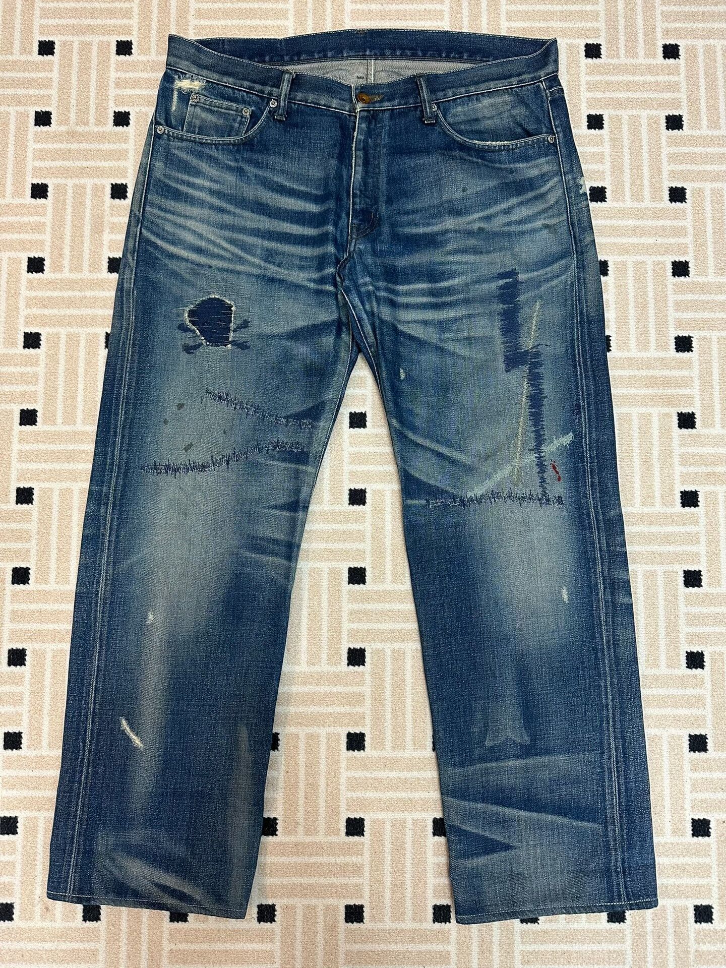 Neighborhood NEIGHBORHOOD 07 FLASH Lightning Denim Size US 34 / EU 50 - 1 Thumbnail