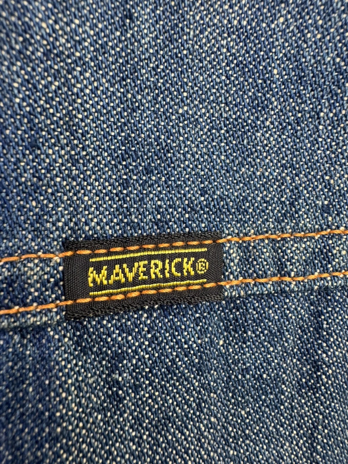 Vintage Vintage 1960s 70s Maverick Redline Selvedge Denim Jacket Size US S / EU 44-46 / 1 - 5 Thumbnail