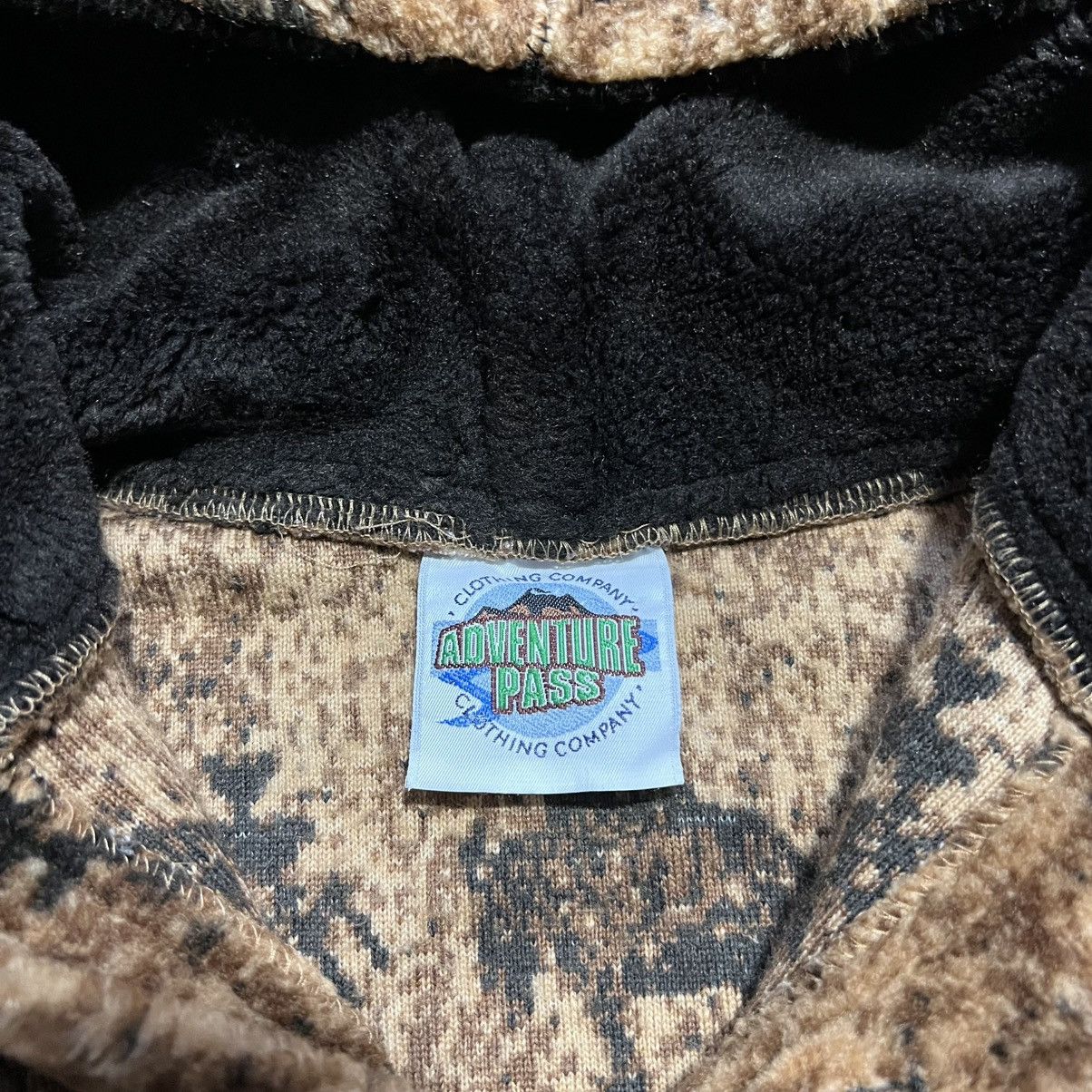 Vintage Vintage Custar State Park Fleece Buffalo Hoodie Jacket 90s Size US L / EU 52-54 / 3 - 8 Thumbnail