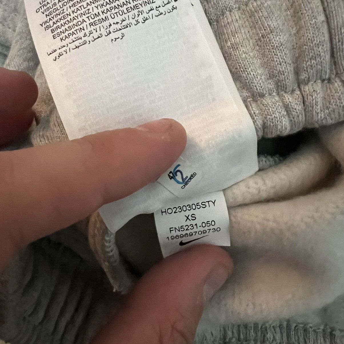 Nike × Stussy XS Nike Stussy Fleece Sweatpants Grey FW25 Fleece joggers Size US 30 / EU 46 - 25 Thumbnail