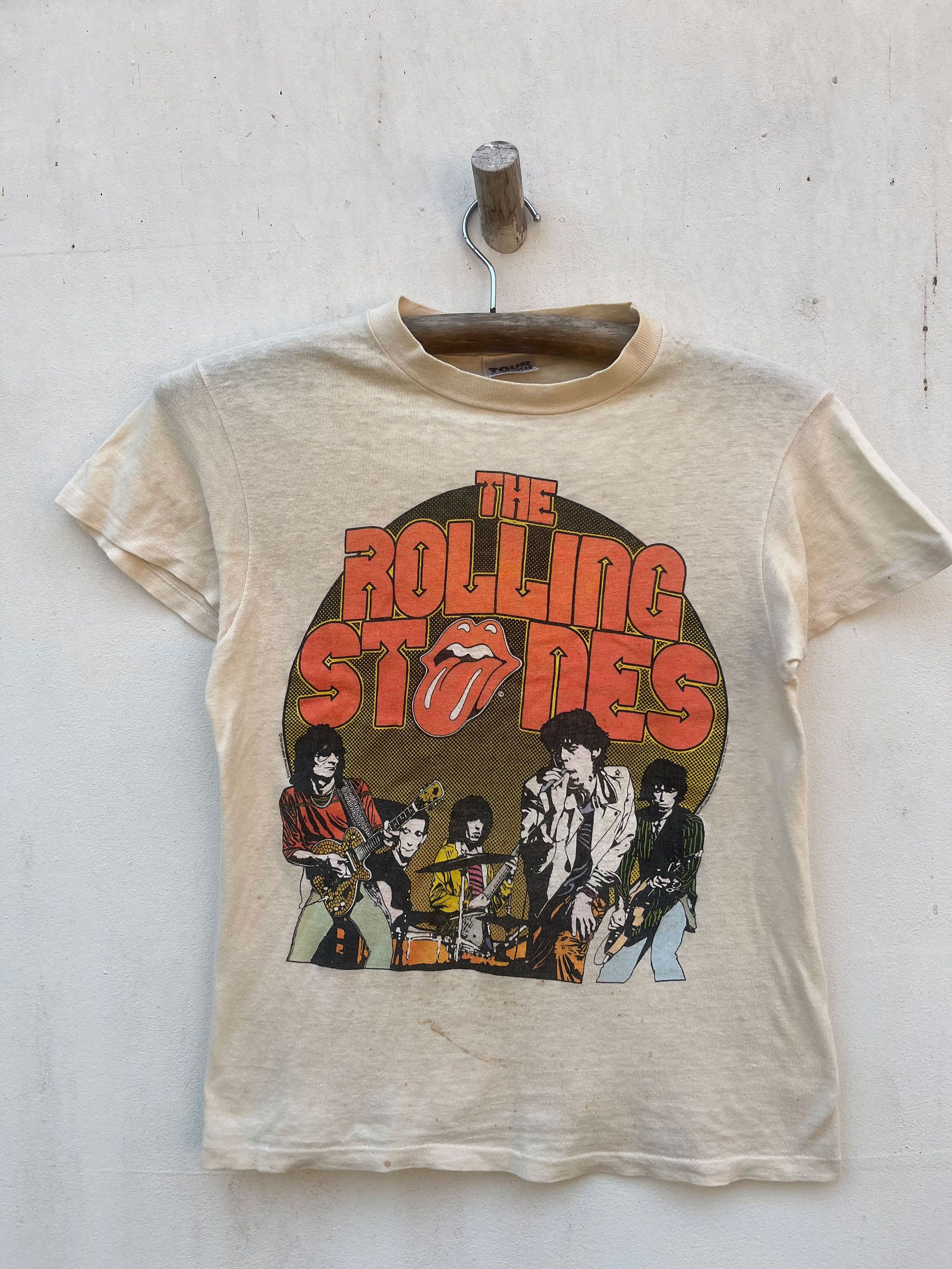 Band Tees Vintage Rolling Stones 80s Tour Promo Size US M / EU 48-50 / 2 - 1 Thumbnail