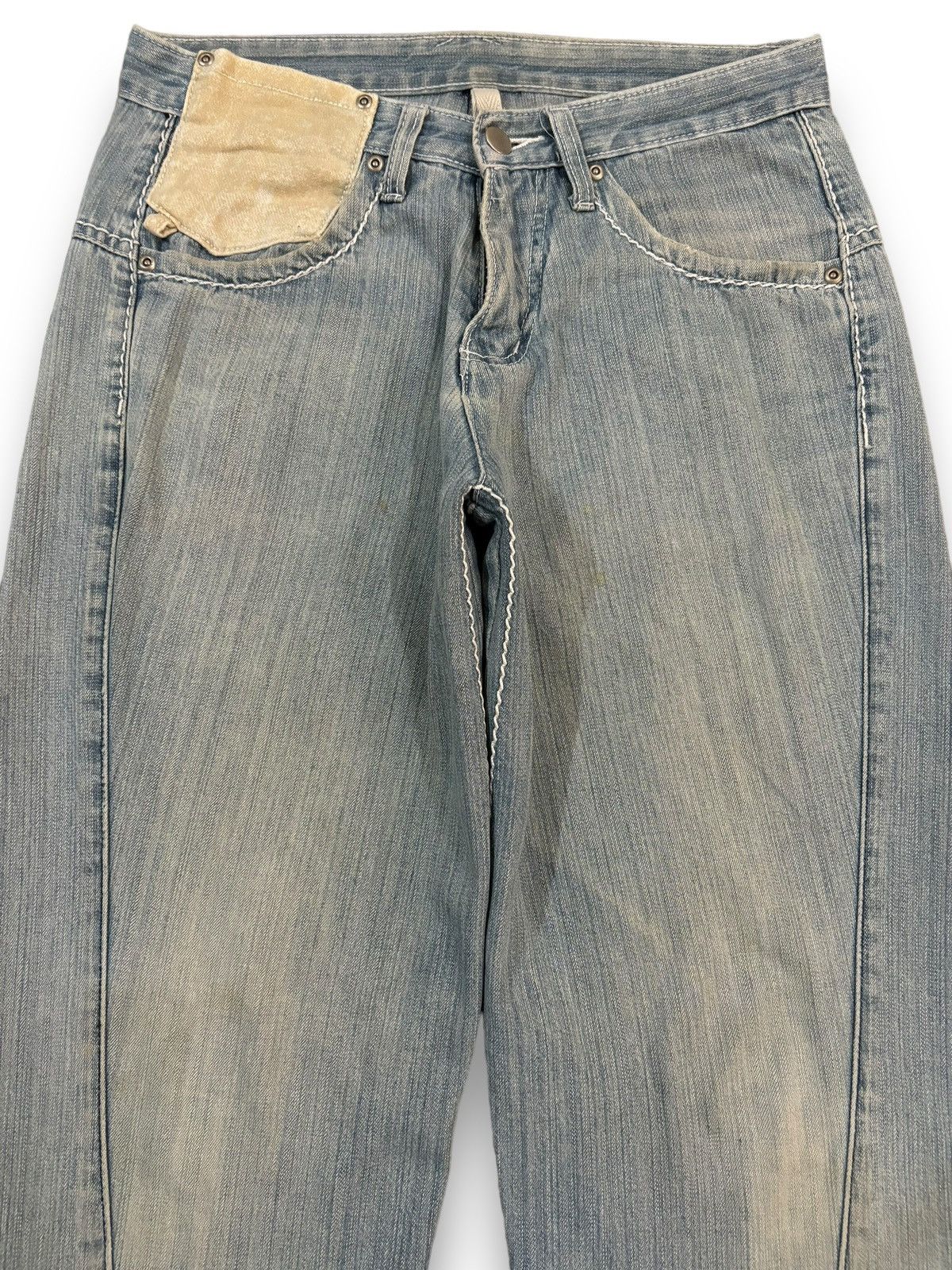 Blue Blue Japan Vintage Japanese Brand Rusty Blue Wash Loose Fit Jeans Size US 30 / EU 46 - 3 Thumbnail