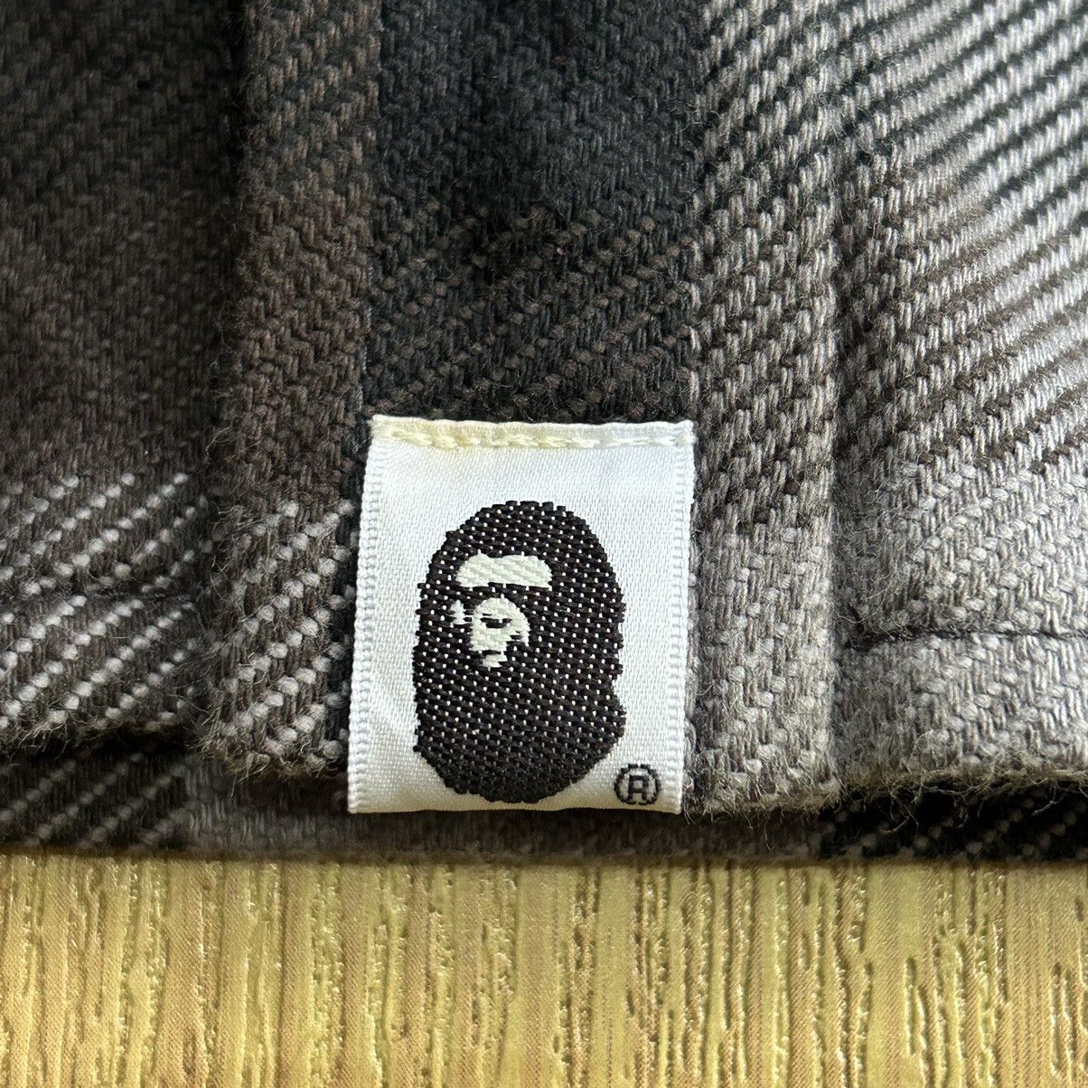 Bape Bape Aoyama Exclusive Ape Head Elbow Patch Button Up Shirt Size US L / EU 52-54 / 3 - 10 Thumbnail