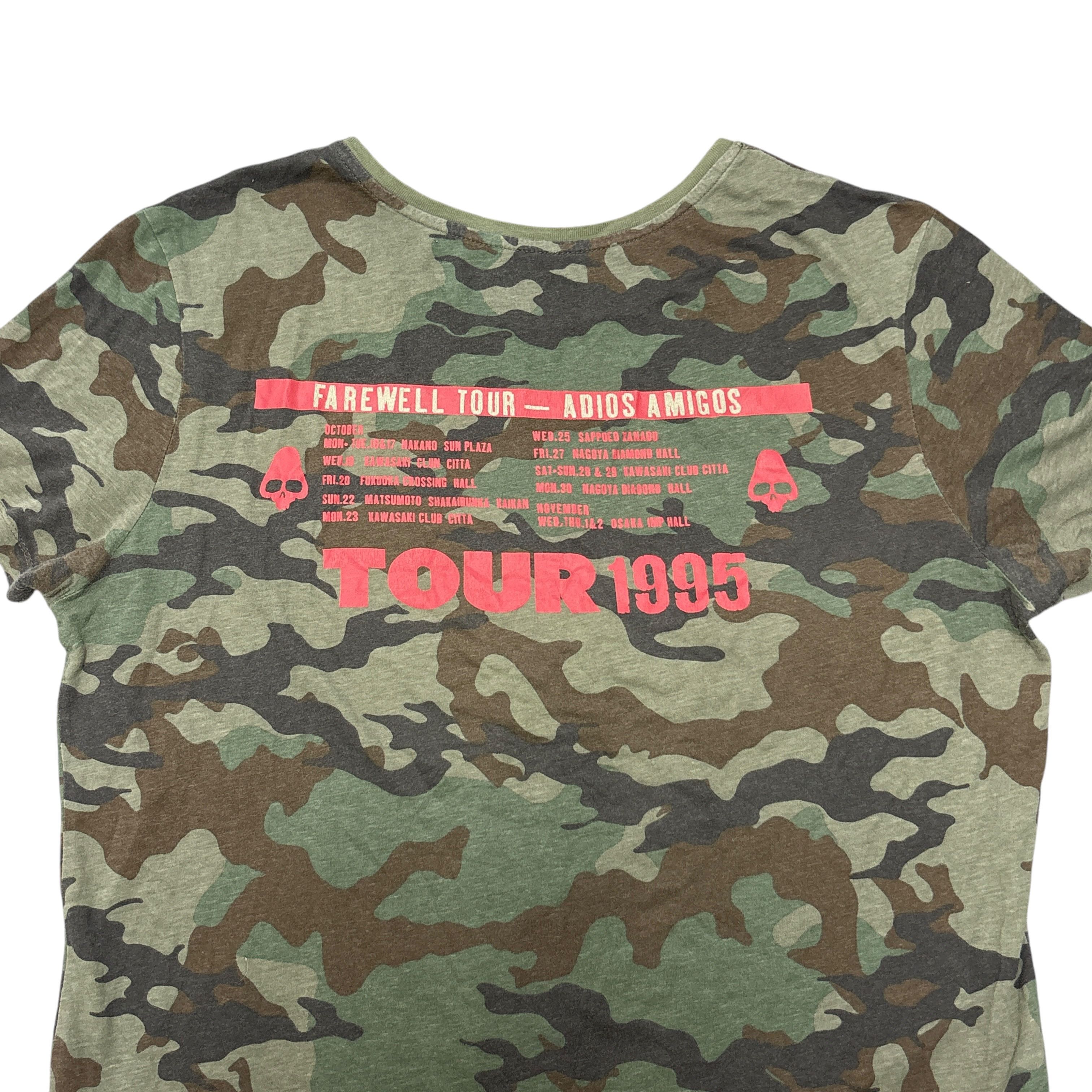 Band Tees Ramones Shirt Camo Green Tour Concert Punk Rock Band Tee Size US L / EU 52-54 / 3 - 11 Thumbnail