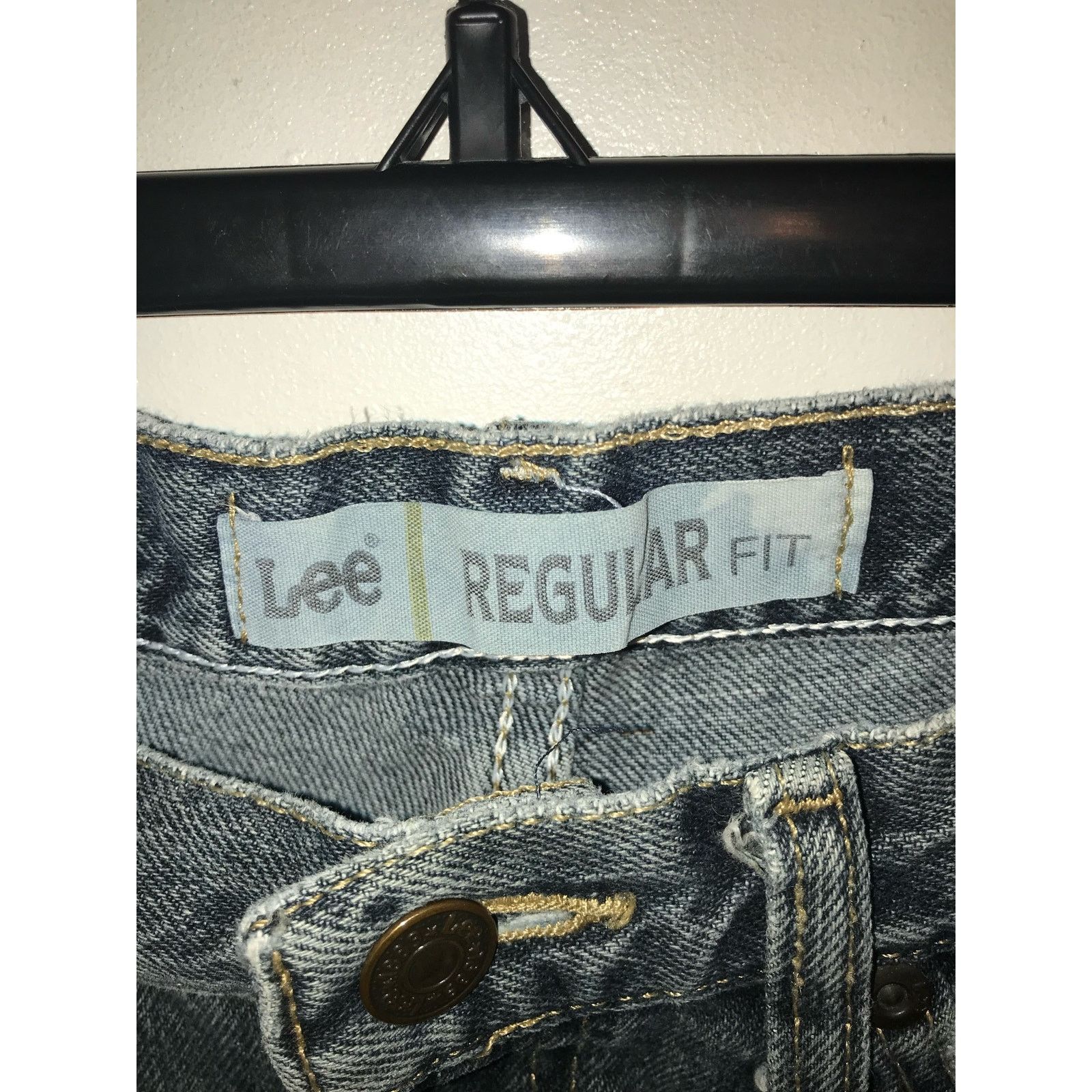 Lee LEE JEANS MEN'S 34X30 BLUE REGULAR FIT Size US 34 / EU 50 - 4 Thumbnail