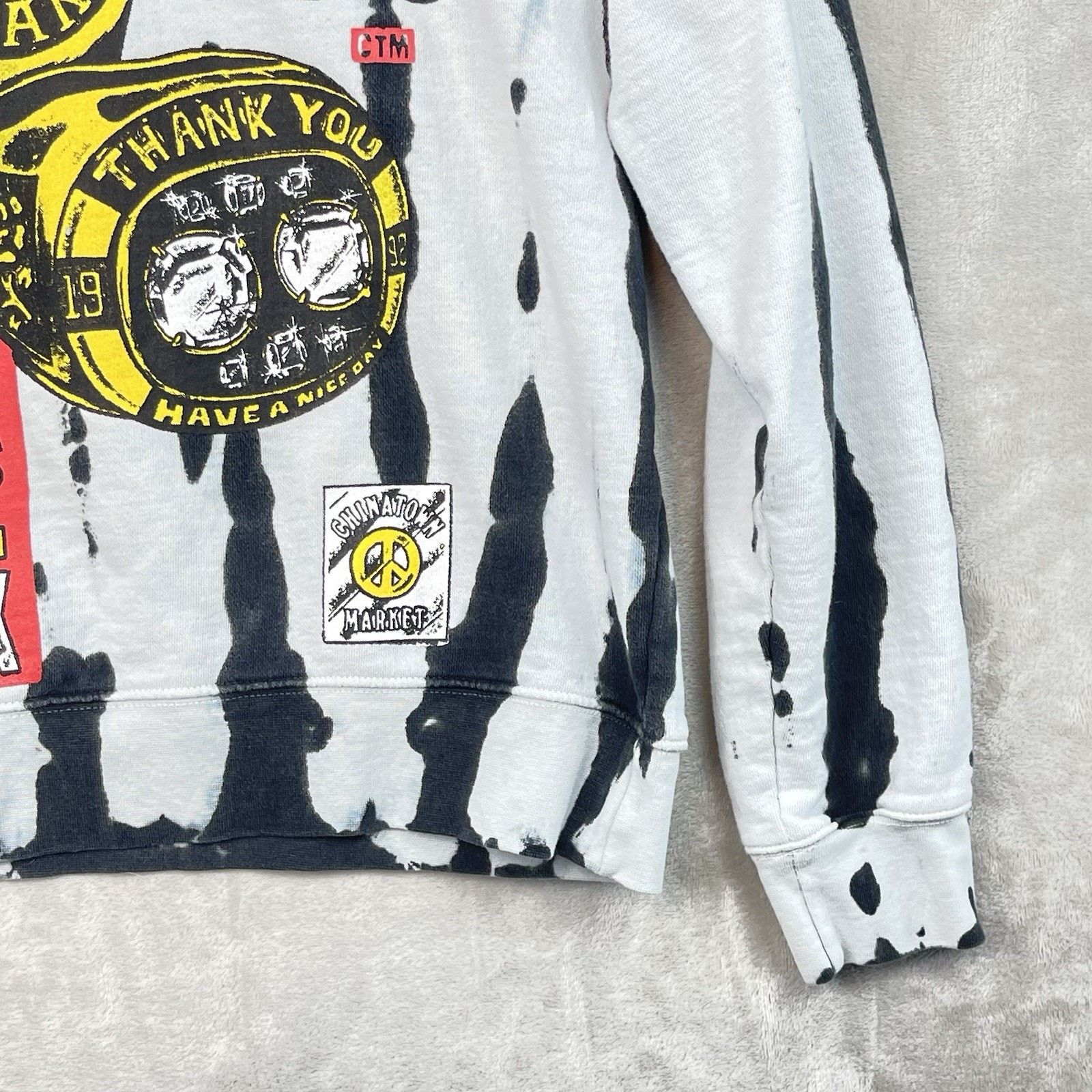 Market Chinatown Market World Champs 1999 Tie Dye Crewneck Medium Size US M / EU 48-50 / 2 - 3 Thumbnail