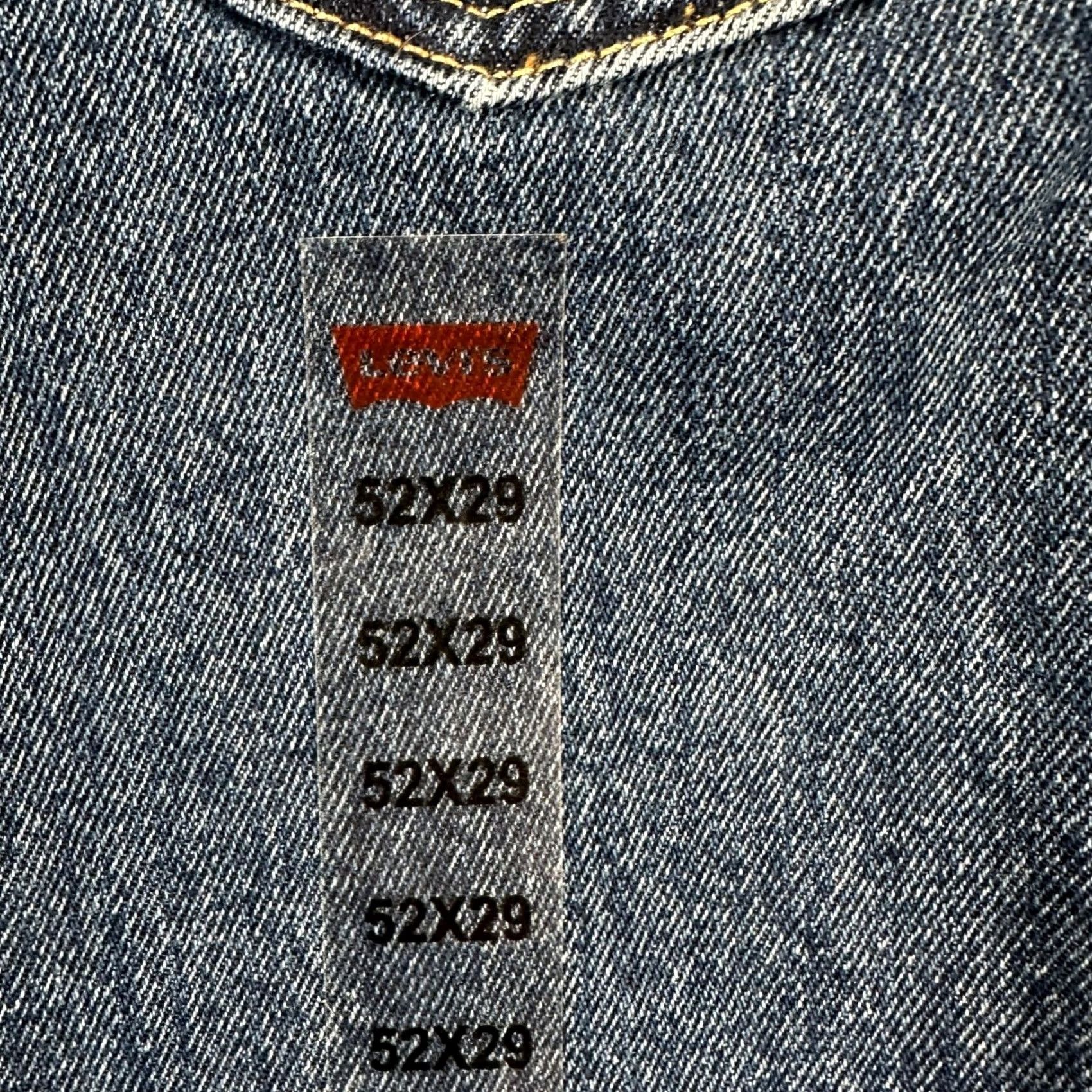 Levi's VINTAGE Levis 511 Jeans 52X29 Big Tall Blue 5 Pocket Red Tab Denim NEW Size US 36 / EU 52 - 2 Thumbnail