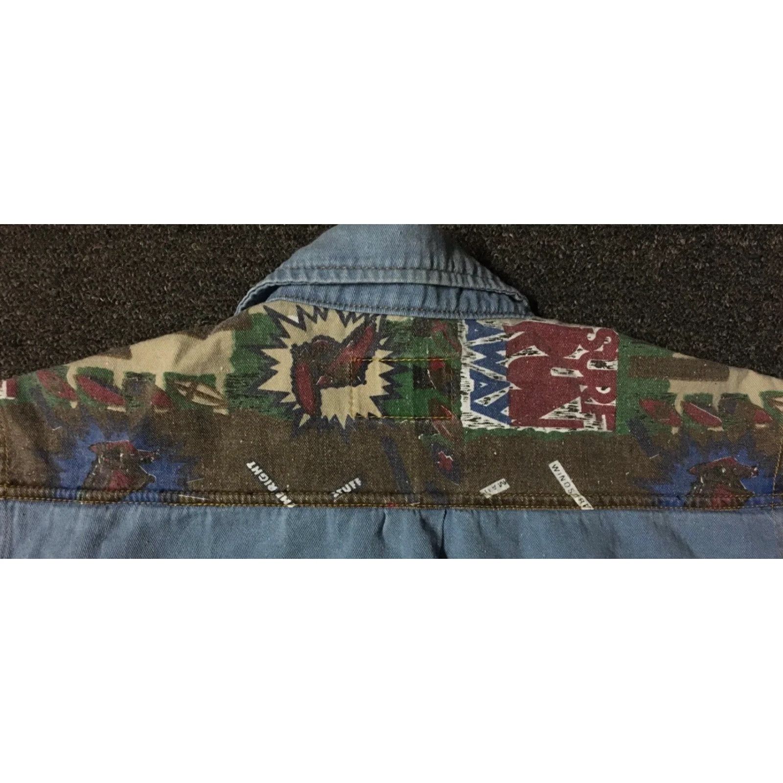 Vintage VINTAGE 90s Windsurf Safari Shirt S Hawaii Beach Grunge Vaporwave Surf Skate AOP Blue Short Sleeve Button-Up Mens XS S-Size Size US S / EU 44-46 / 1 - 5 Thumbnail