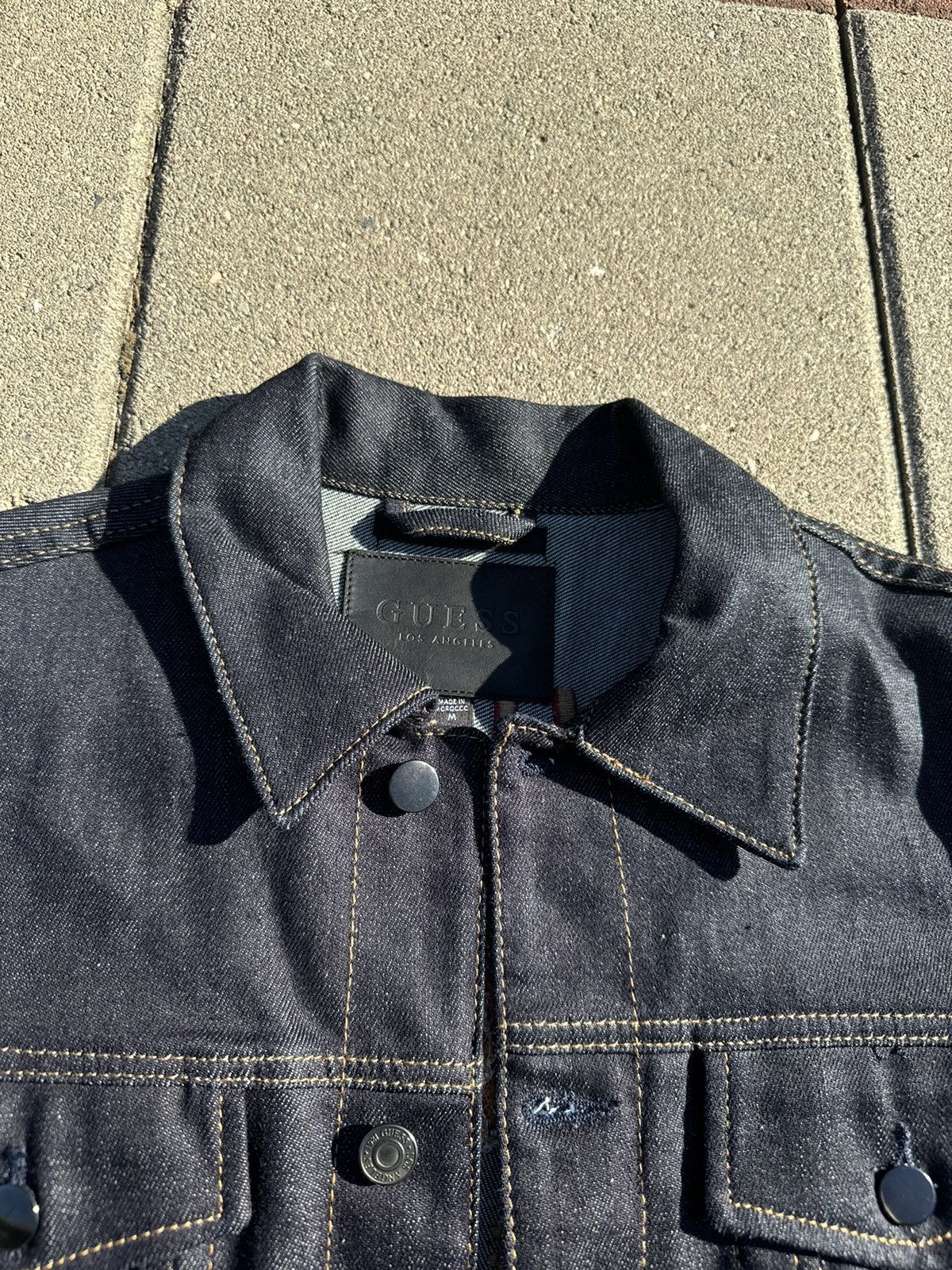 Guess Raw Selvedge Denim Jacket Guess Men’s Rex Embroidered Size US M / EU 48-50 / 2 - 7 Thumbnail