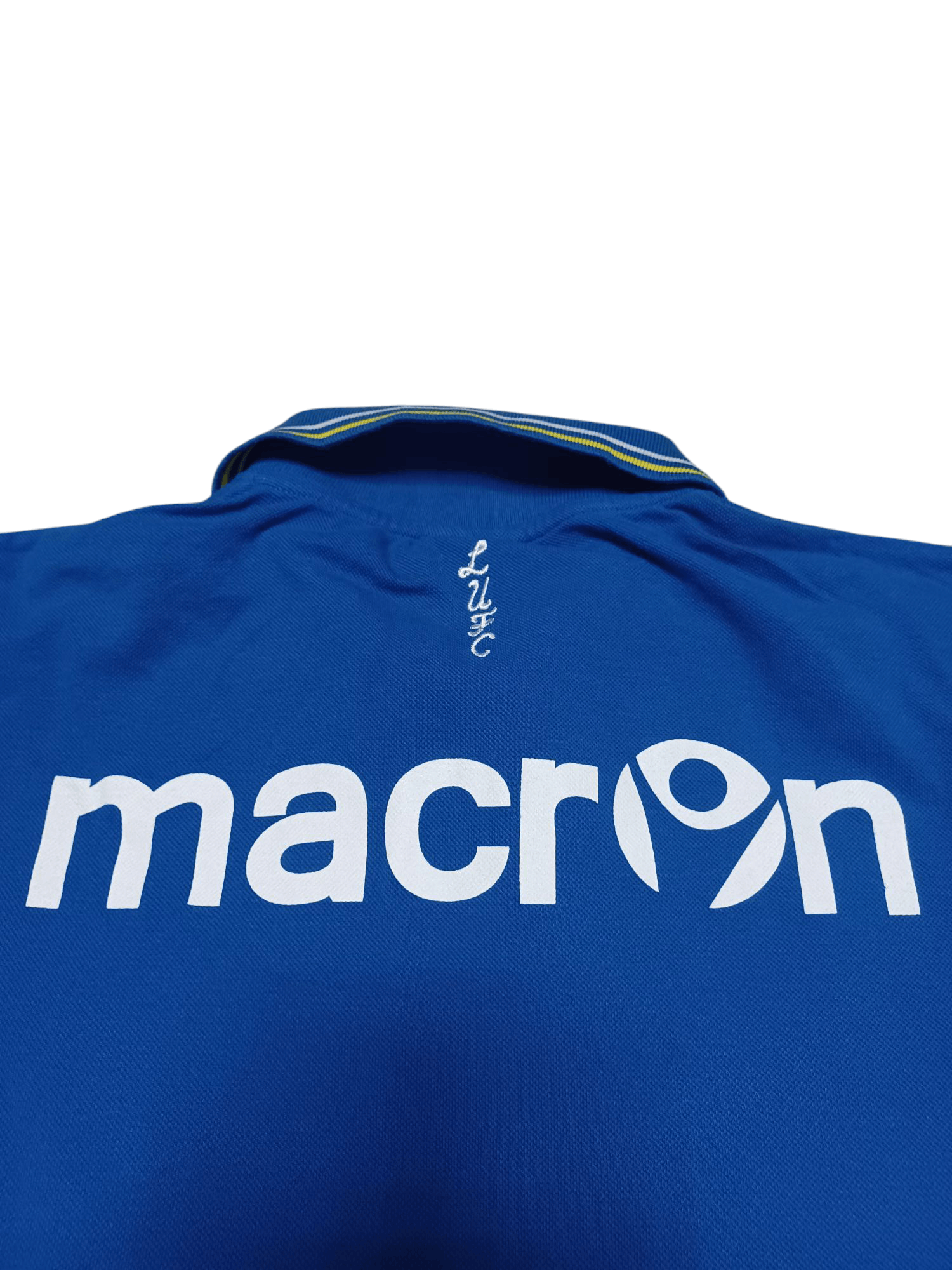 Macron LEEDS UNITED MACRON BIGLOGO VINTAGE SOCCER POLO SHIRT Size US L / EU 52-54 / 3 - 4 Thumbnail