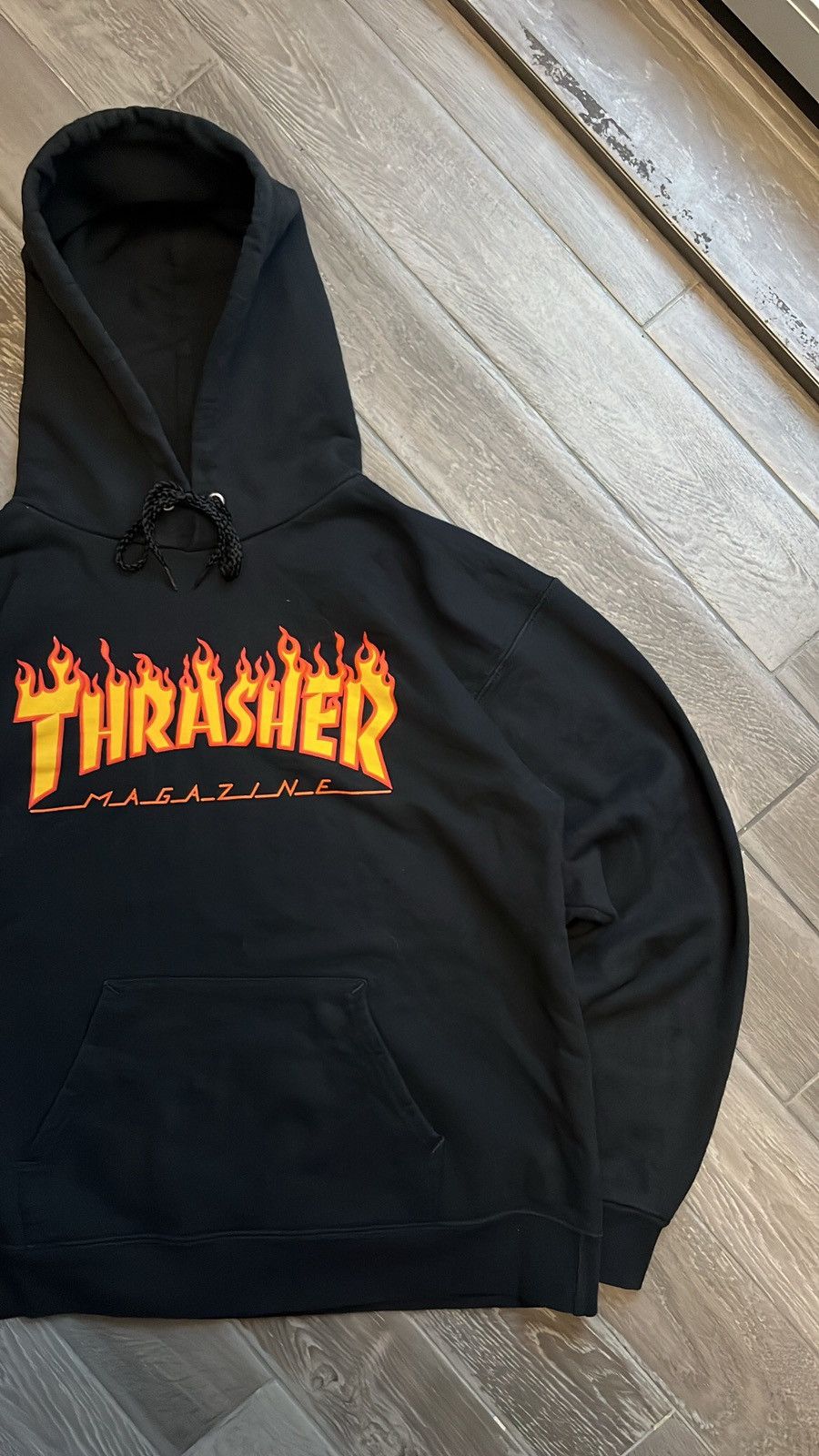 Thrasher × Vintage Hype vintage Thrasher black hoodie Size US S / EU 44-46 / 1 - 3 Thumbnail