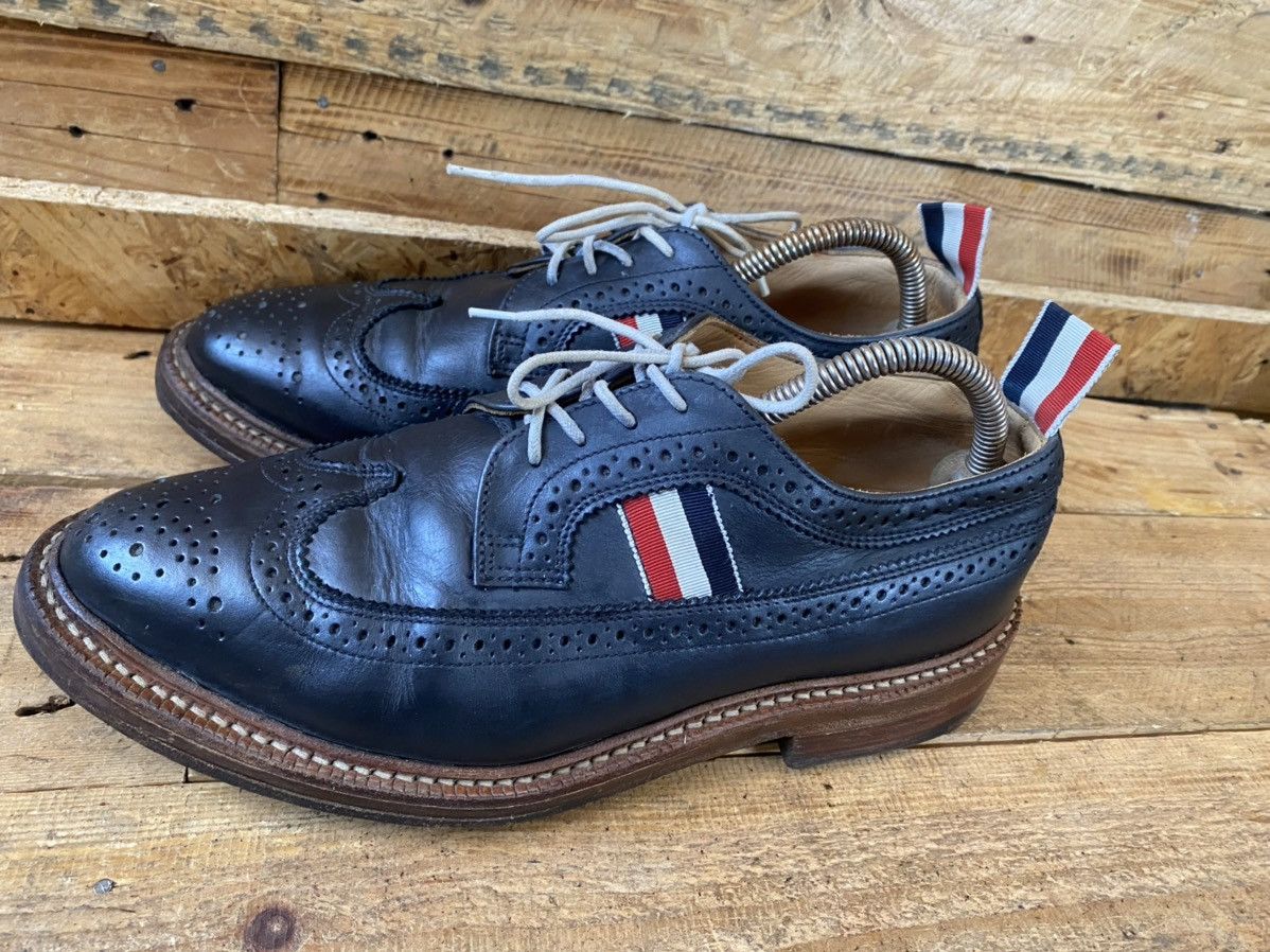 Designer × Thom Browne Thom Browne oxford navy blue leather shoes uk6 Size US 7 / EU 40 - 6 Thumbnail