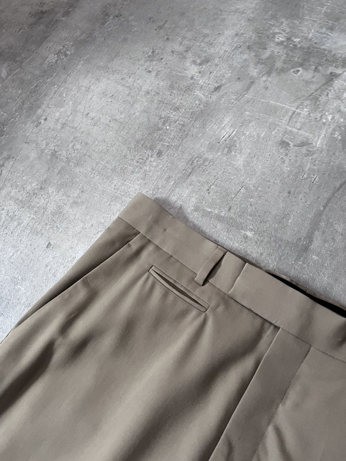 Dior Dior 2022 runway beige wool pants rare Size US 30 / EU 46 - 5 Thumbnail