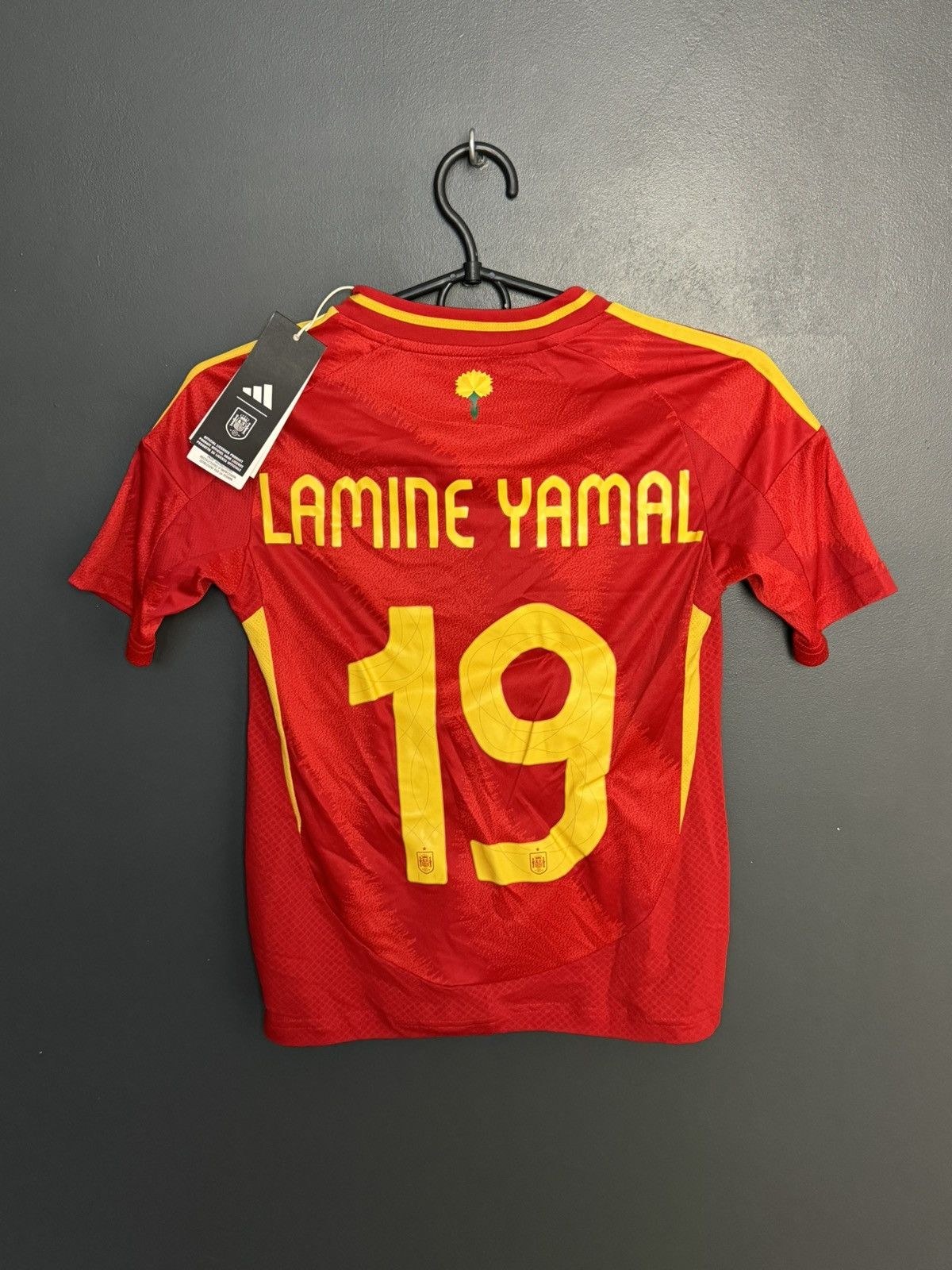Adidas KIDS New Spain 24/25 Home Yamal Football Jersey T-Shirt Size US XS / EU 42 / 0 - 1 Thumbnail