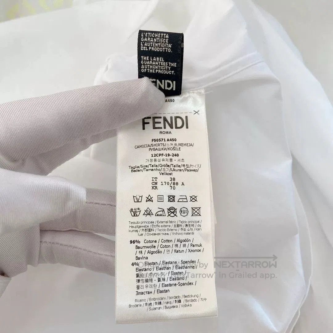 Fendi Fendi Logo Shirt. Size US S / EU 44-46 / 1 - 8 Thumbnail
