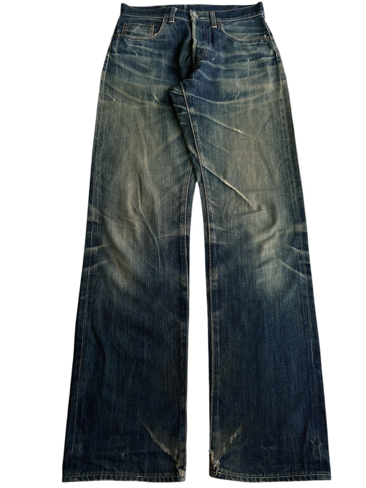 Kapital Distress Designer PPFM Selvedge Denim . Size US 31 - 1 Thumbnail