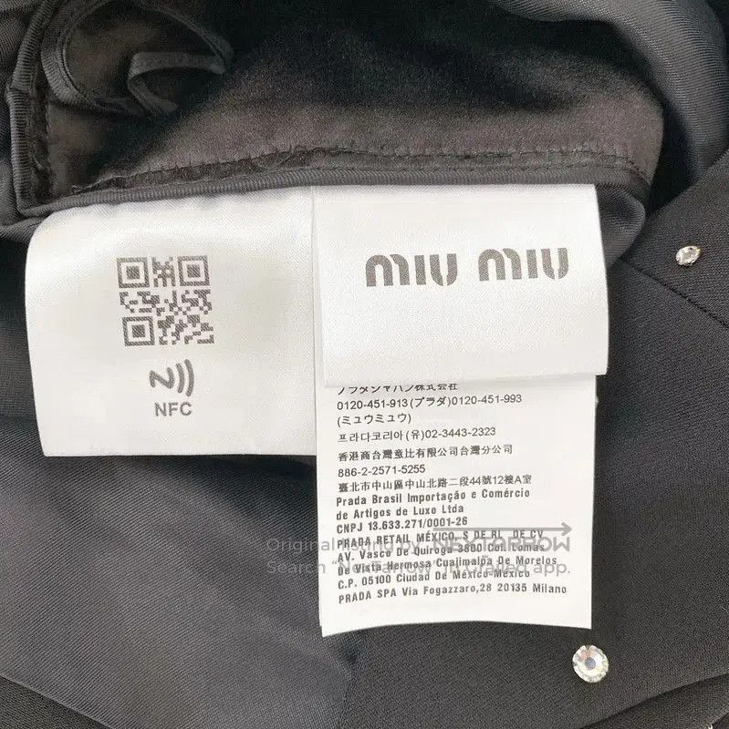 Miu Miu Miu Miu Black Summer A-Line Mini Skirt . Size 31" - 6 Thumbnail