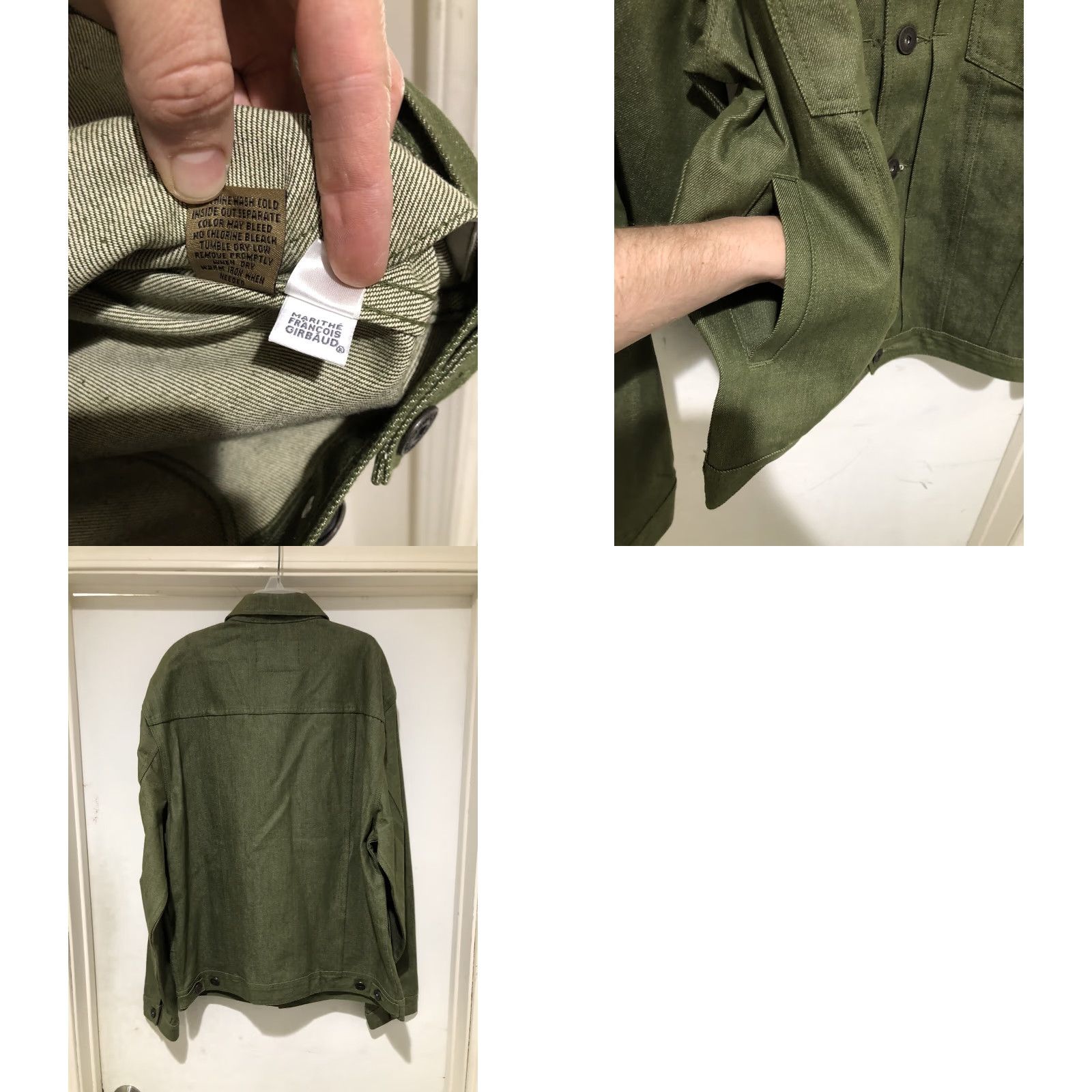 Denime VINTAGE Marithe Francois Girbaud X Front Cypress Denim Jean Jacket XL NWT Men Jacket Size US 36 / EU 52 - 8 Thumbnail