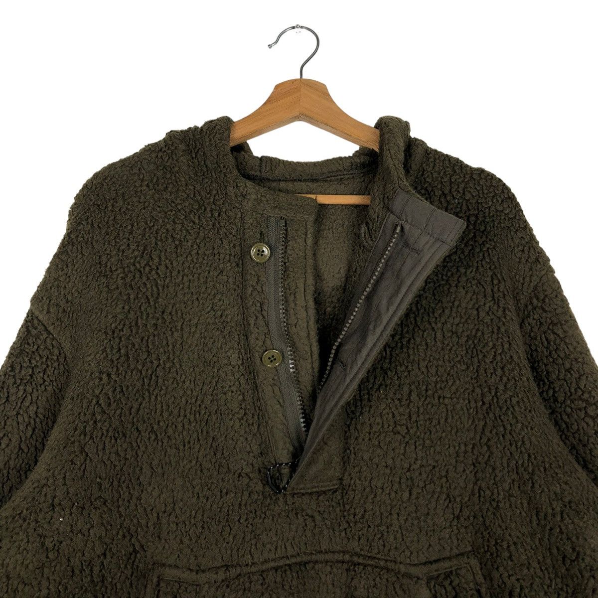 Hysteric Glamour 🔥Anorak Jacket Fleece Hoodie Military Style Stammbaum Size US L / EU 52-54 / 3 - 11 Thumbnail