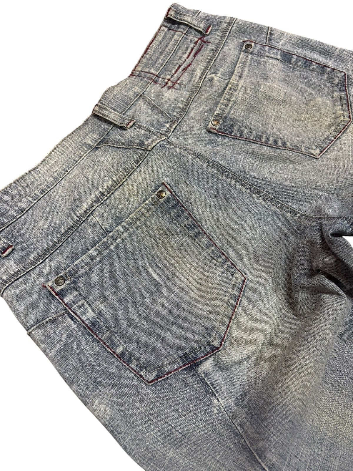 Marithe + Francois Girbaud Vtg 90s MFG Marithe Francois Girbaud Flared Bootcut Jeans Size US 32 / EU 48 - 11 Thumbnail