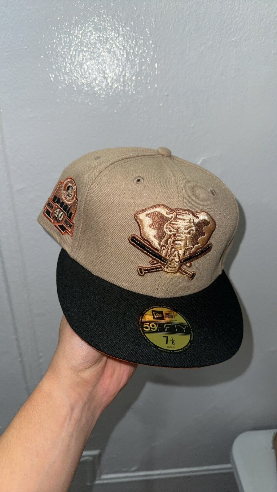 New Era New Era 59fifty Oakland Athletics fitted hat size 7 1/8 Size ONE SIZE - 1 Thumbnail
