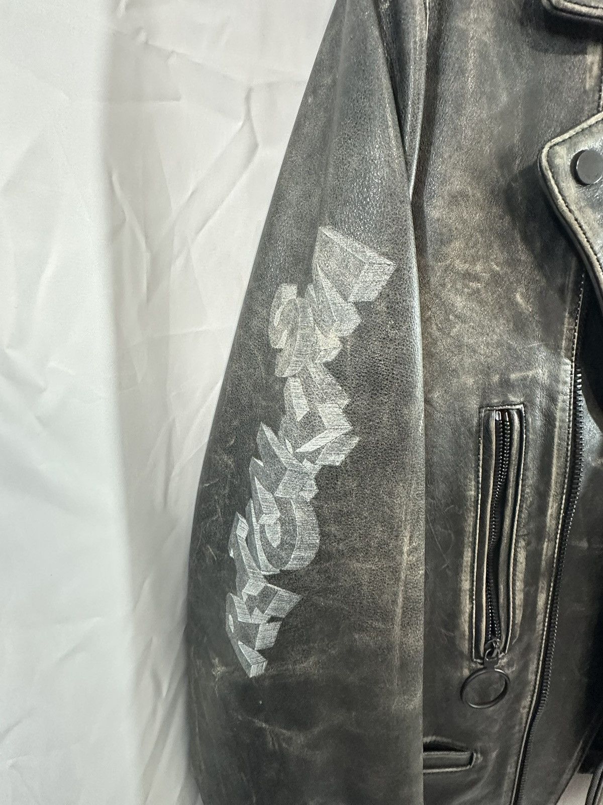 Off-White Off White Leather Jacket Size US M / EU 48-50 / 2 - 10 Thumbnail