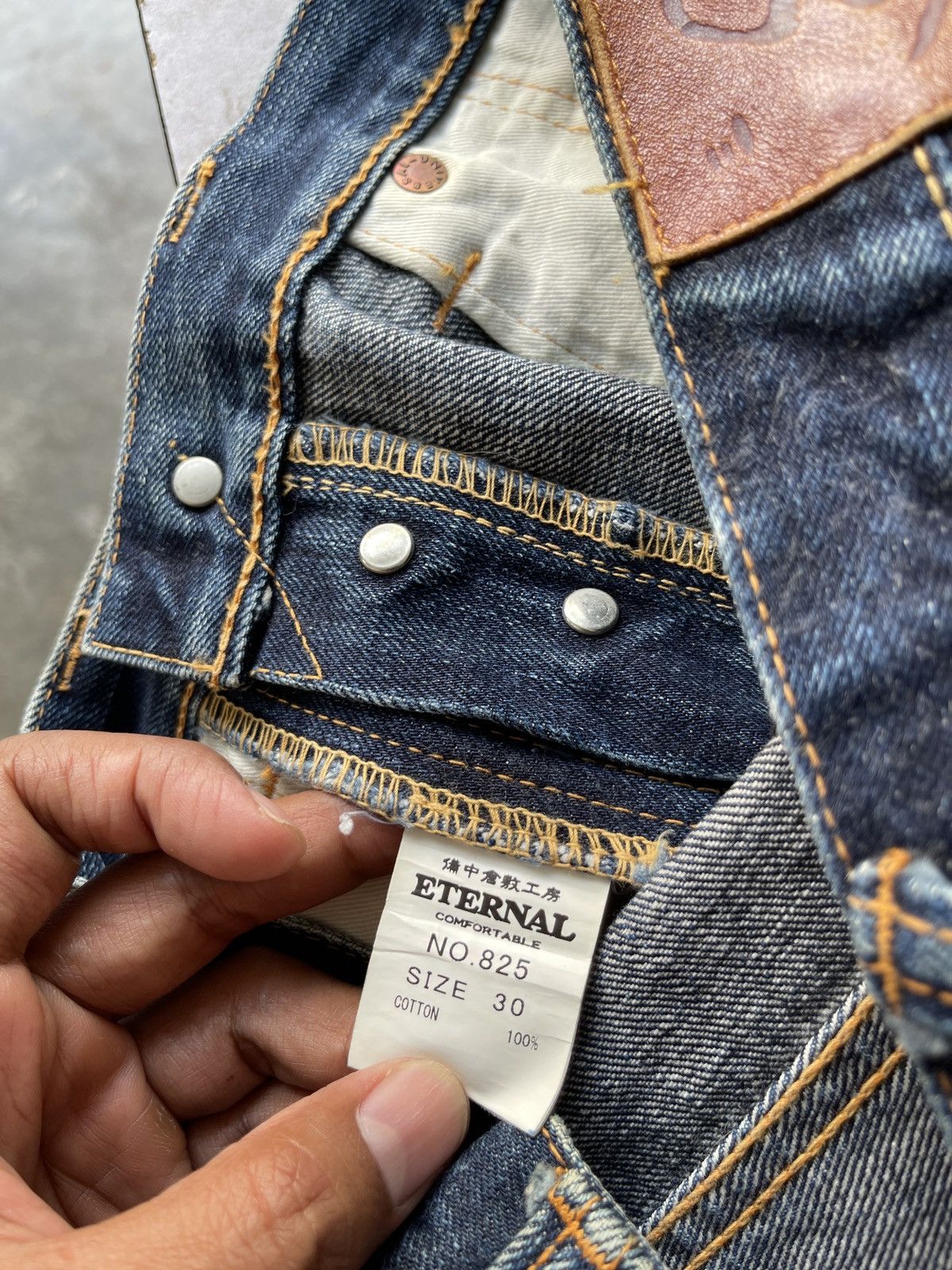 Distressed Eternal Half Selvedge Denim