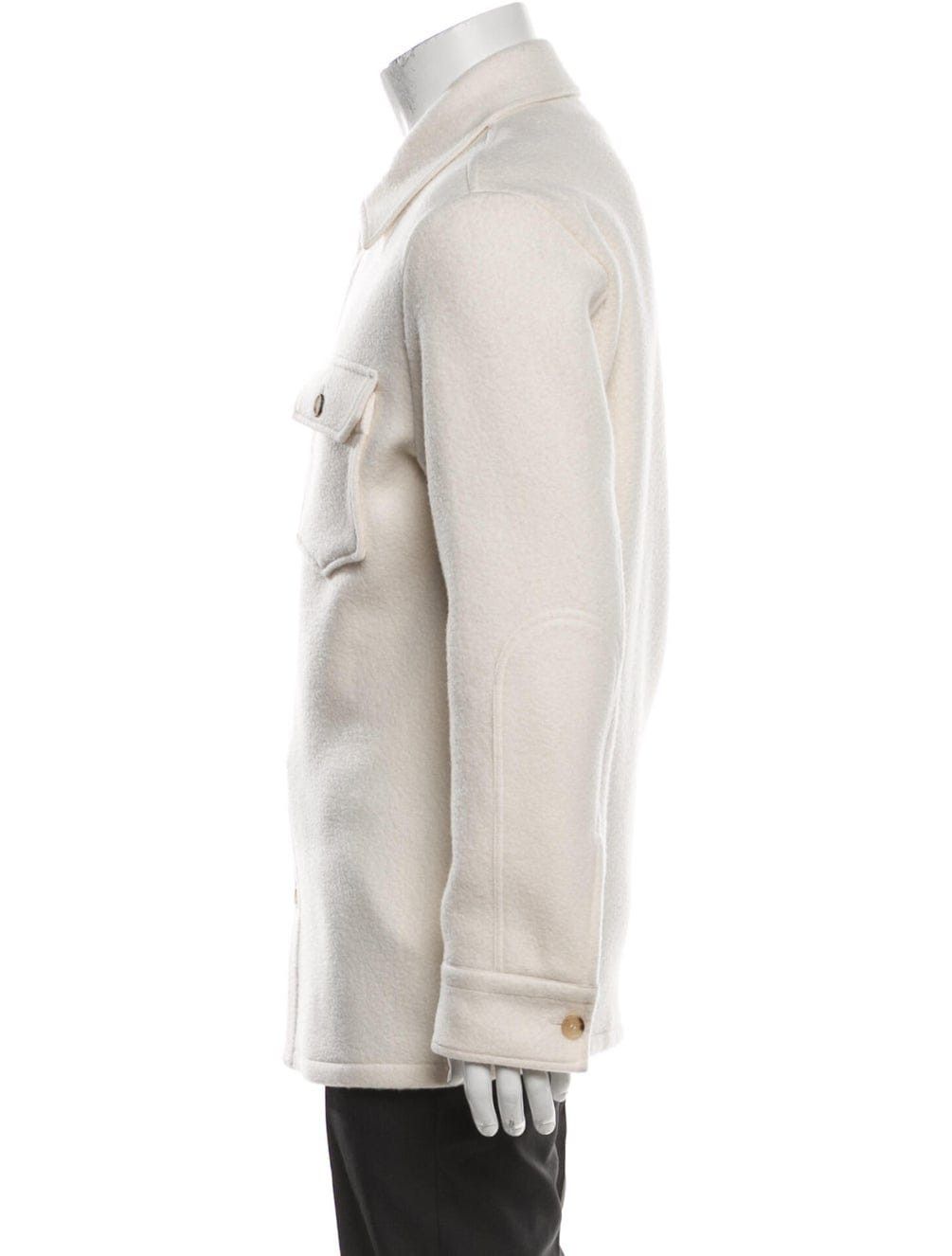 Gabriela Hearst o1tko10426 Utility Jacket in Ivory Size US S / EU 44-46 / 1 - 2 Thumbnail