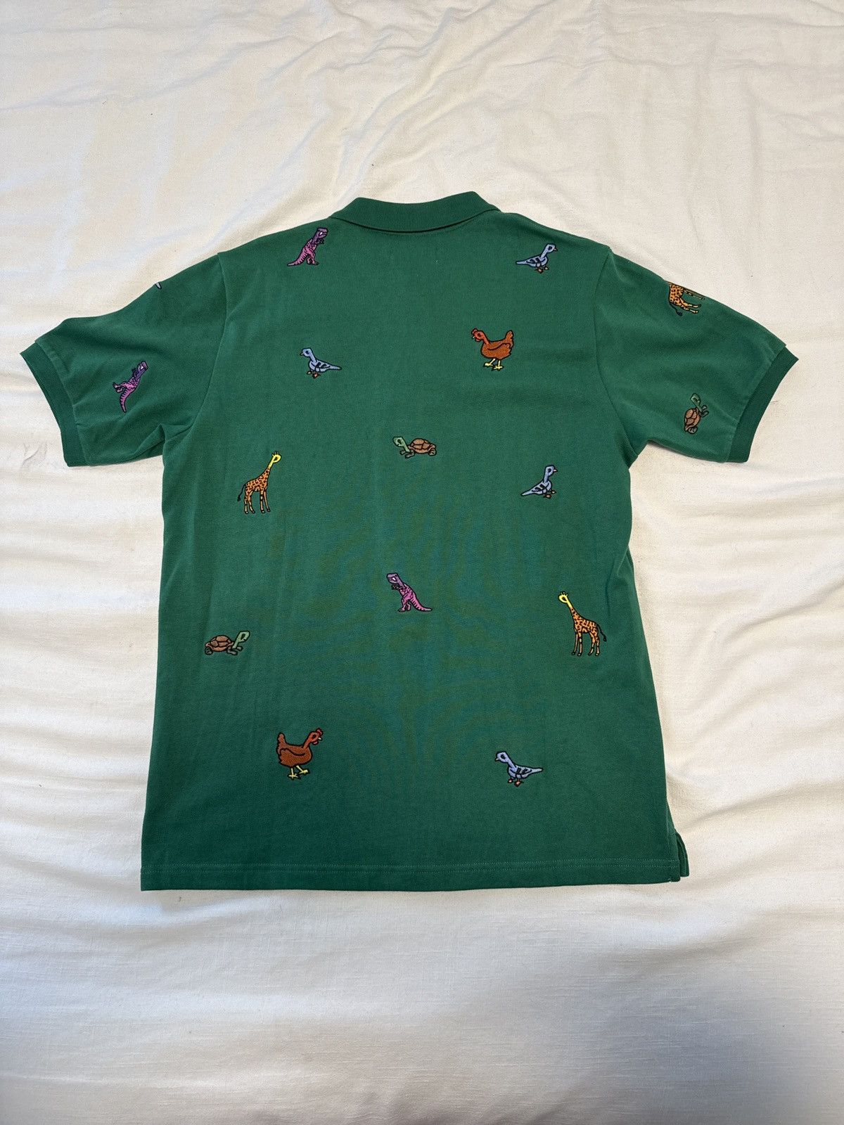 Palace green animal embroidery polo Size US XL / EU 56 / 4 - 3 Thumbnail