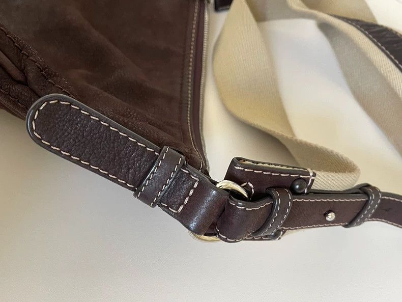 Loewe loewe A large logo crossbody bag with full leather stitchin Size ONE SIZE - 5 Thumbnail