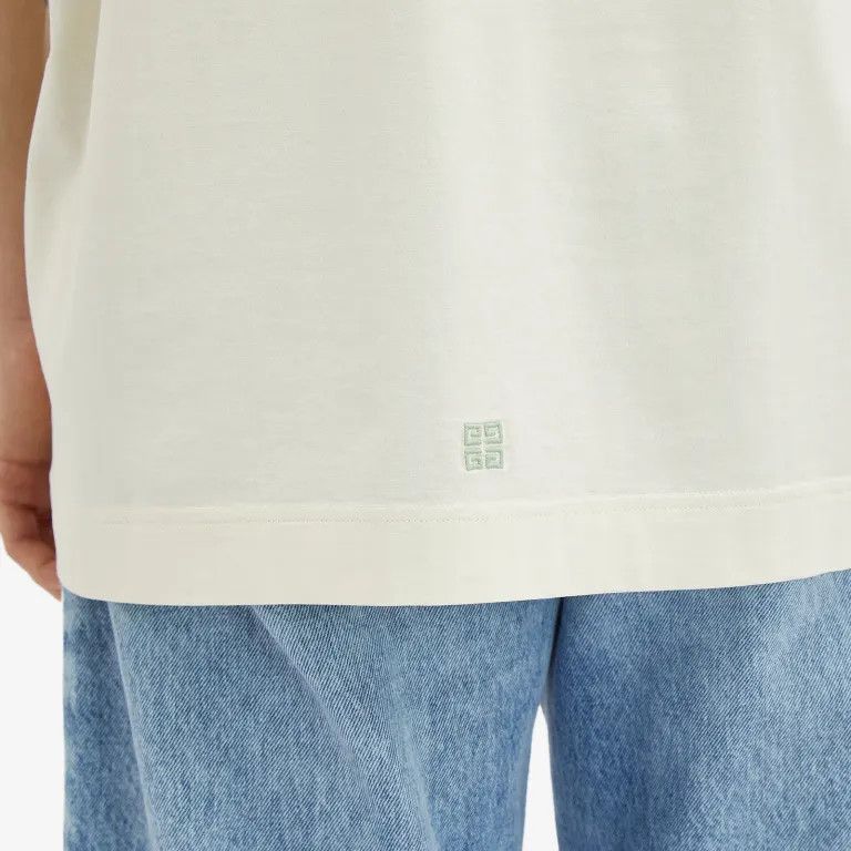 Givenchy o1w1db10325 New Studio Fit T-Shirt in Ivory Size US XXL / EU 58 / 5 - 4 Thumbnail