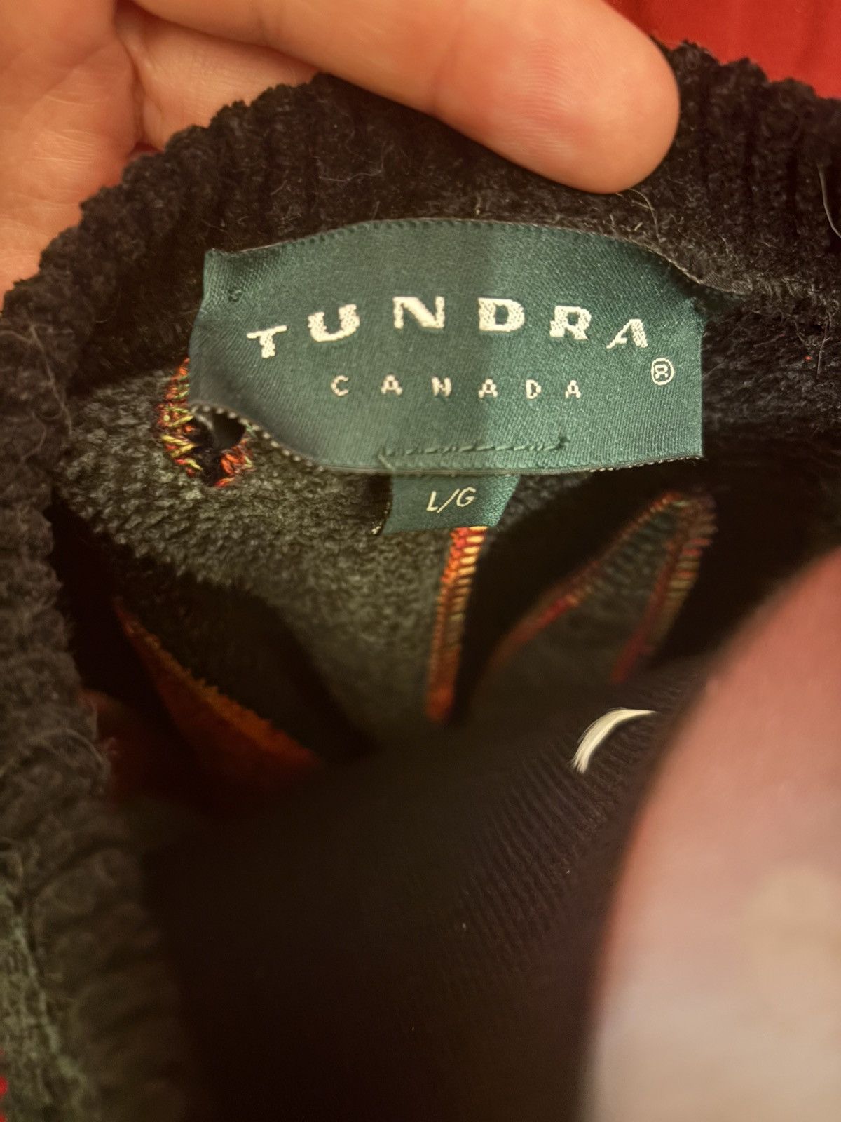 Tundra Canada Vintage Tundra Textile Knit Sweater 90’s Coogi Style Grail Size US L / EU 52-54 / 3 - 4 Thumbnail