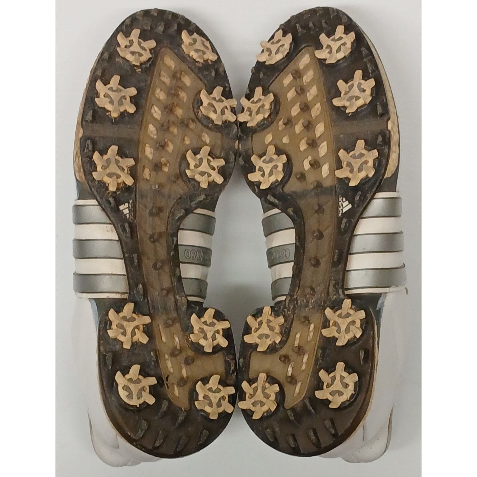 Adidas Adidas Tour360 (11.5) White Leather Golf Sporting Shoes Size US 11.5 / EU 44-45 - 4 Thumbnail
