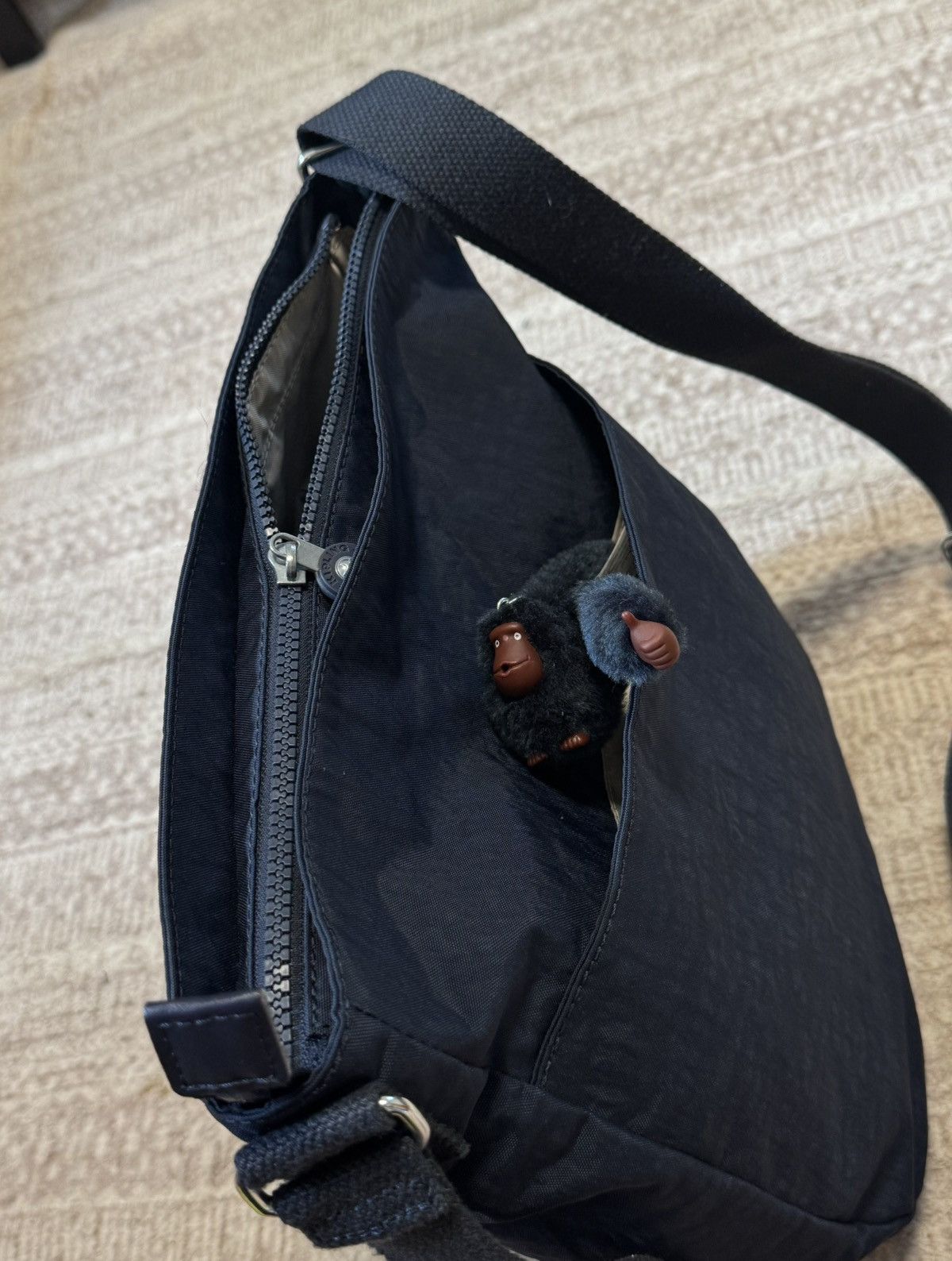 Other Kipling Bailey Printed Handbag Dark blue Kipling Size ONE SIZE - 4 Thumbnail