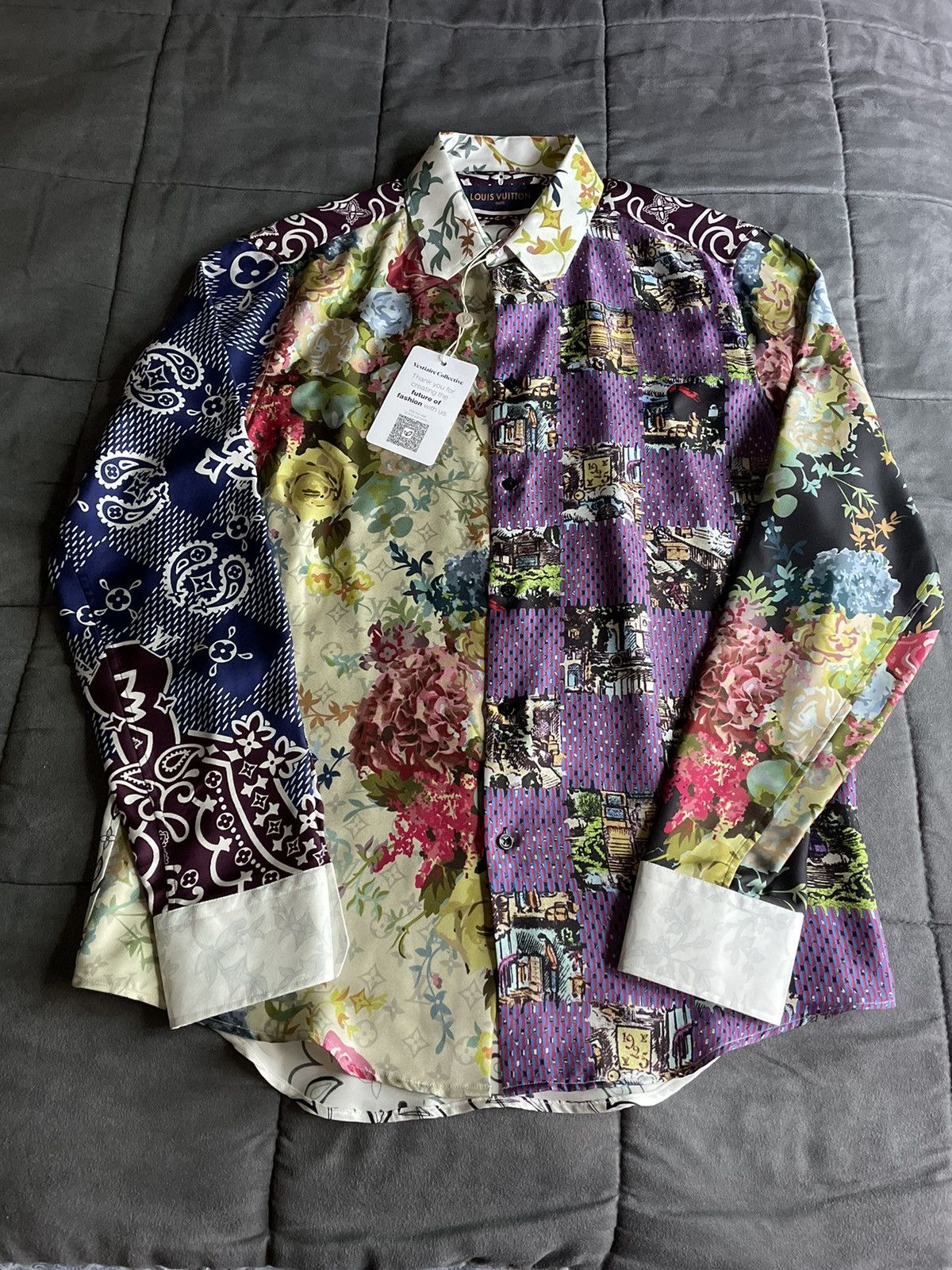 Louis Vuitton Louis Vuitton Flower Bandana Silk Shirt | Grailed