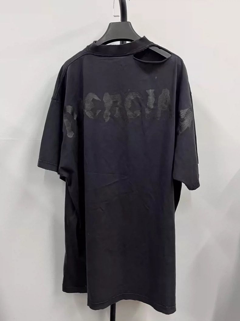 Balenciaga Balenciaga Letter print pullover half-high collar loose dr Size US XL / EU 56 / 4 - 1 Thumbnail