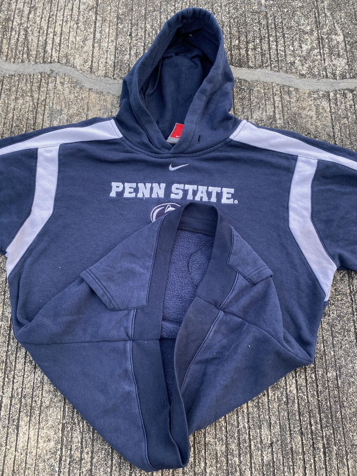 Nike × Vintage Vintage Nike Center Swoosh Hoodie PENN STATE Size US S / EU 44-46 / 1 - 10 Thumbnail