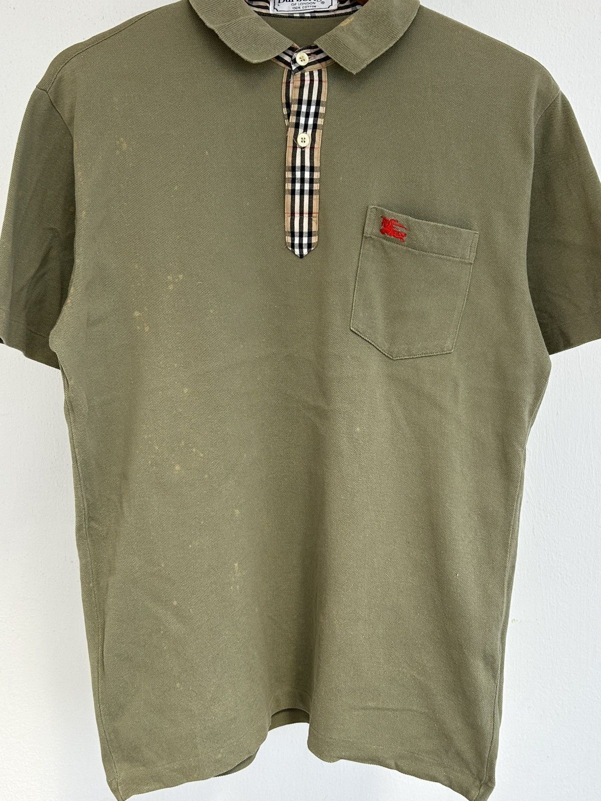 Burberry Burberry Vintage Olive Green Size US L / EU 52-54 / 3 - 4 Thumbnail