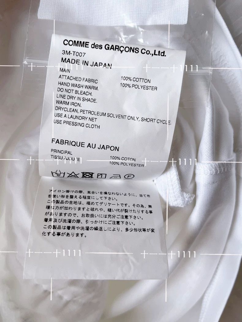 Comme des Garcons Comme Des Garcons Long sleeve T-shirt with cotton trim pan Size S / US 4 / IT 40 - 9 Thumbnail