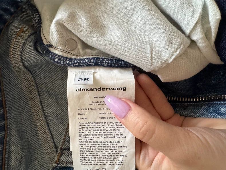 Alexander Wang Alexander Wang Straight Leg Jeans- Size 25" / US 0 / IT 36 - 3 Thumbnail