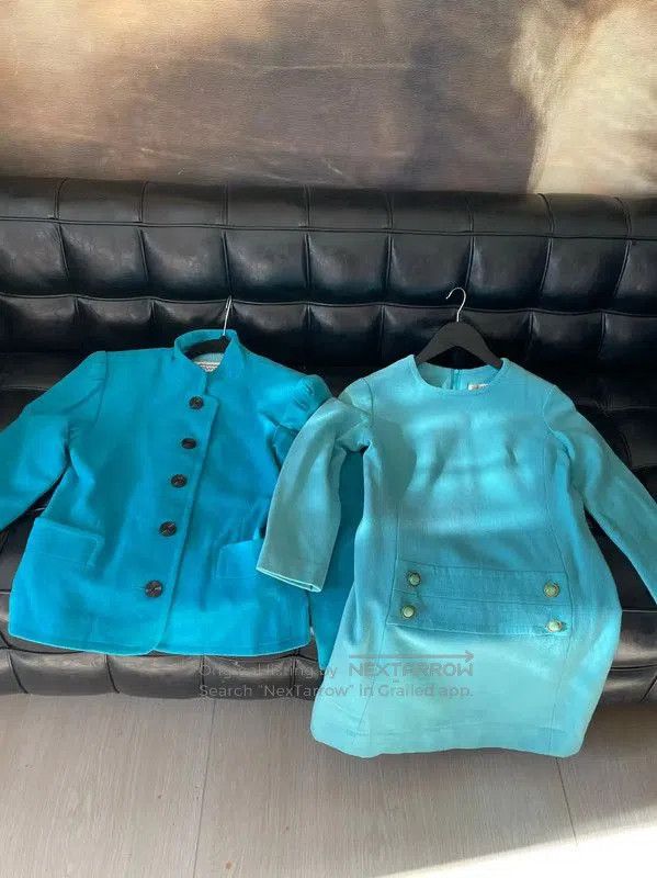 Yves Saint Laurent YSL Teal Women's Jacket with Button Closure . Size M / US 6-8 / IT 42-44 - 4 Thumbnail
