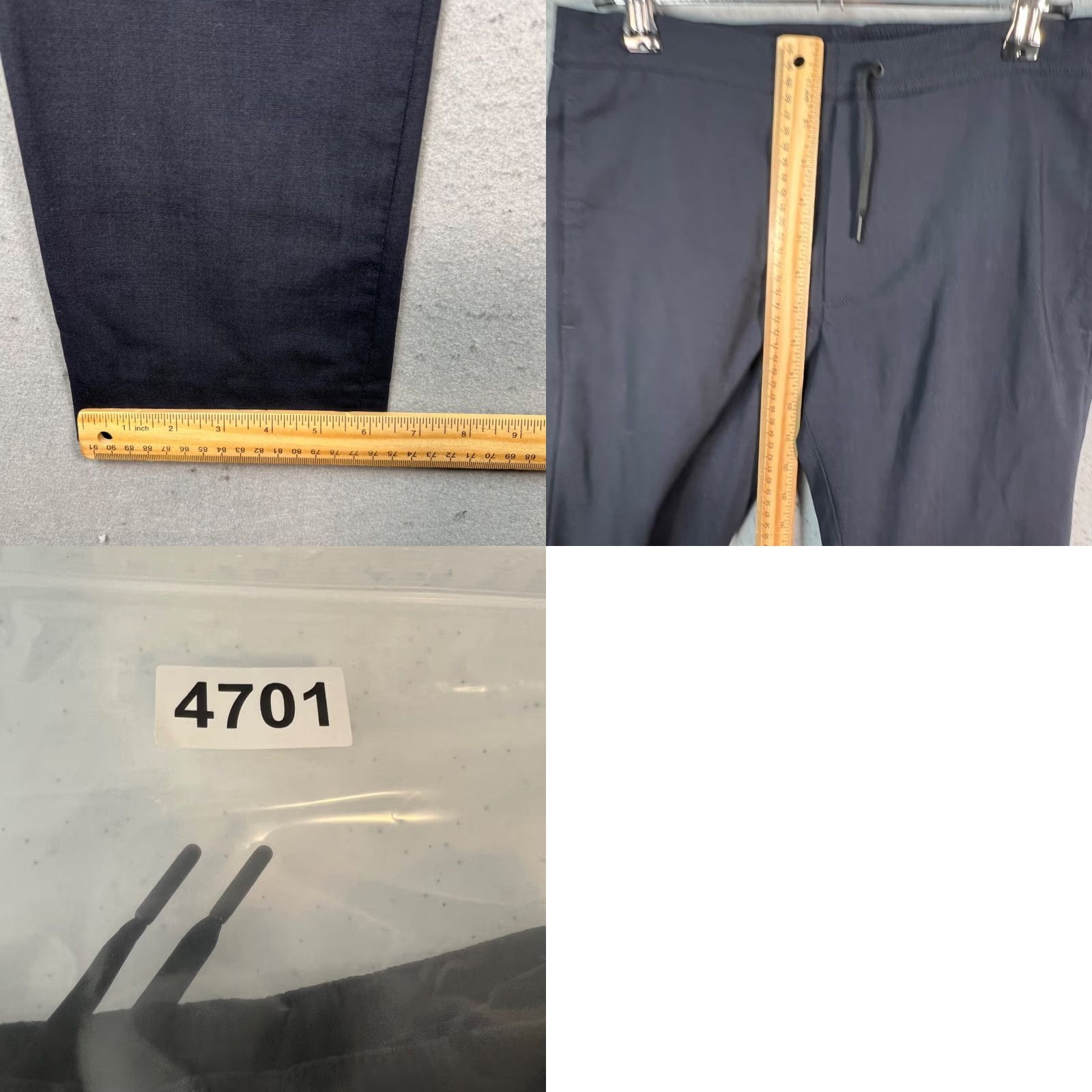 Sandro Sandro Pants WOMENS 38 Black Slim Fit Wool Blend Drawstring Front Flat Waist 27 In Inseam 32 In Chino Tapered Style Size 26" / US 2 / IT 38 - 8 Thumbnail